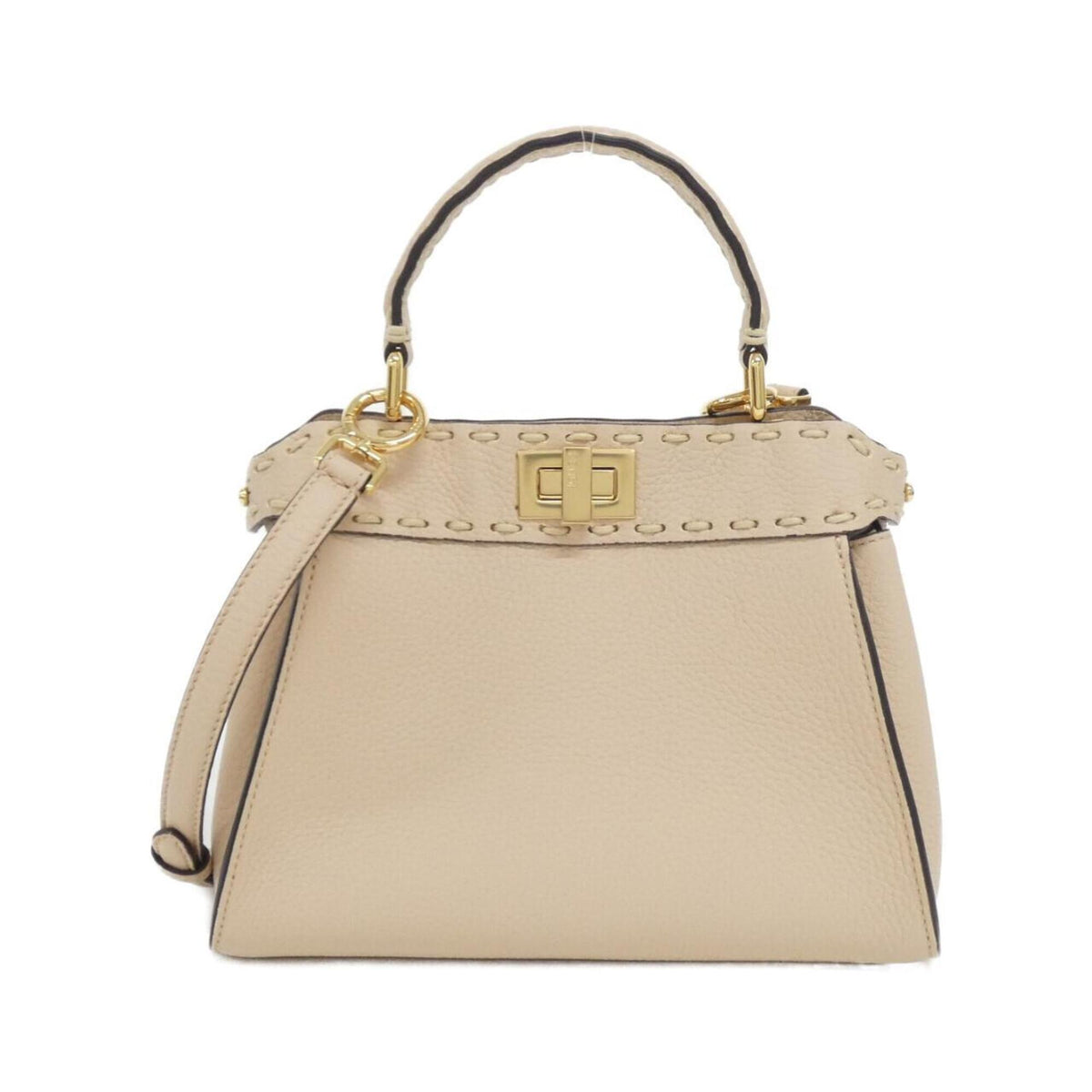 Fendi Pink Leather Handbag (Pre-Owned)