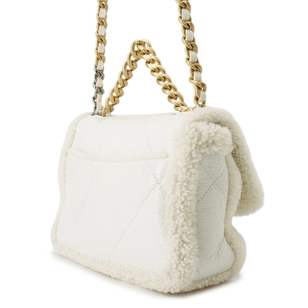 Chanel White Handbag Shoulder Bag (Pre-Owned)