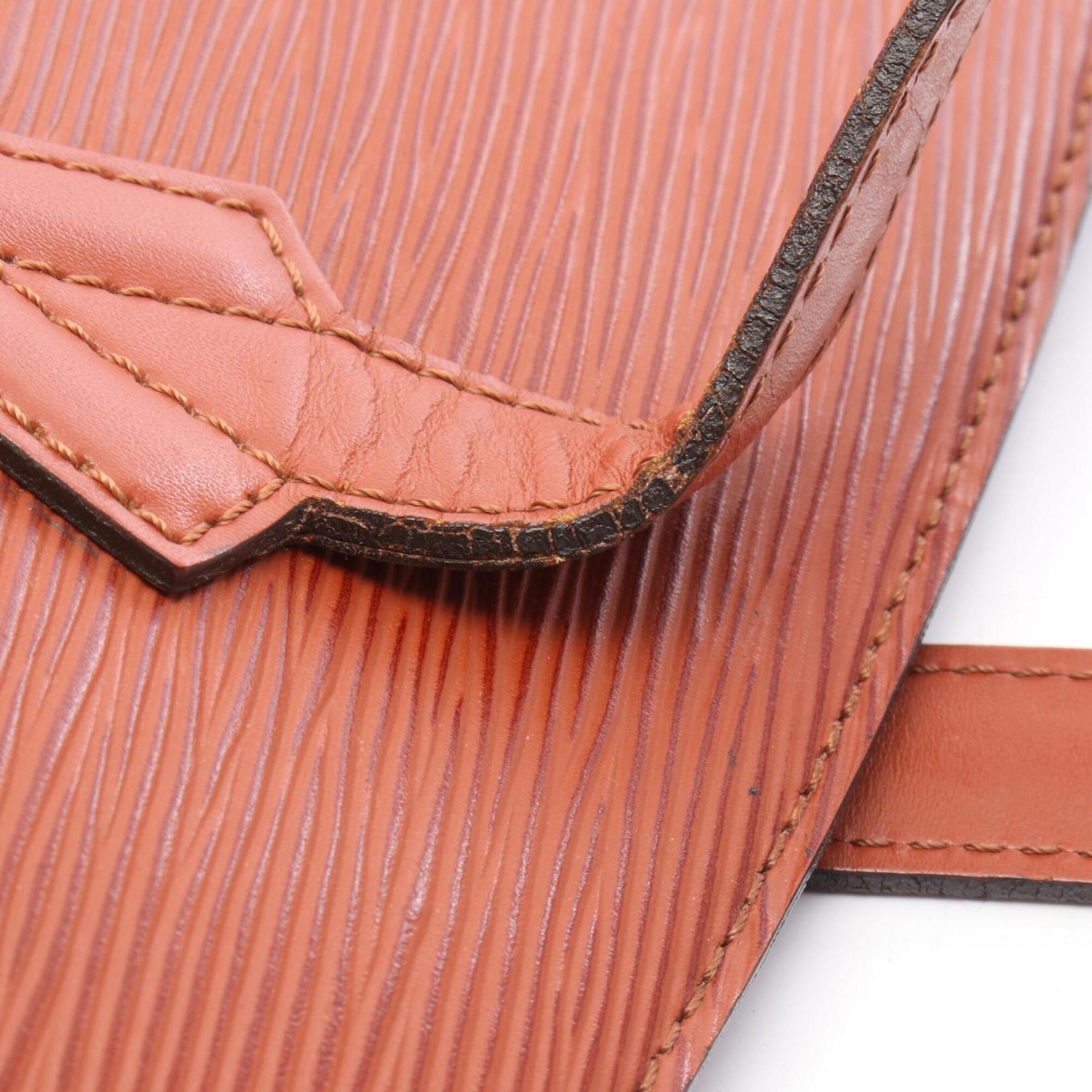 Louis Vuitton Brown Leather Handbag Shoulder Bag (Pre-Owned)
