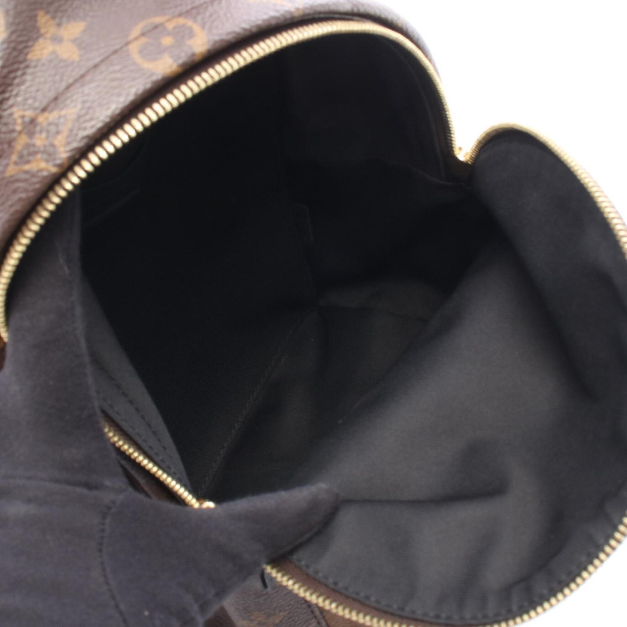 Louis Vuitton Beige Brown Monogram Reverse Pvc Leather Backpack Handbag (Pre-Owned)