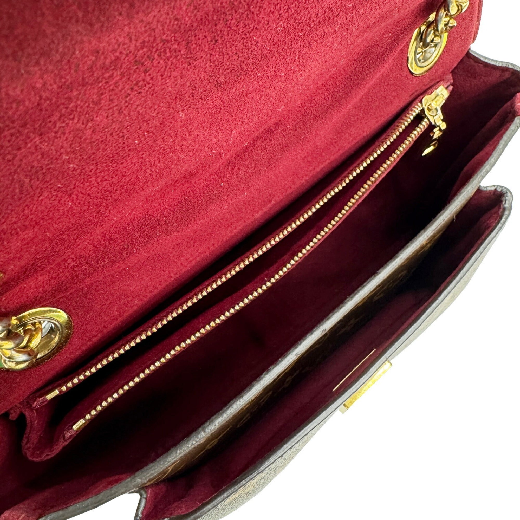 Louis Vuitton Monogram Black Brown Monogram Leather Shoulder Bag (Pre-Owned)