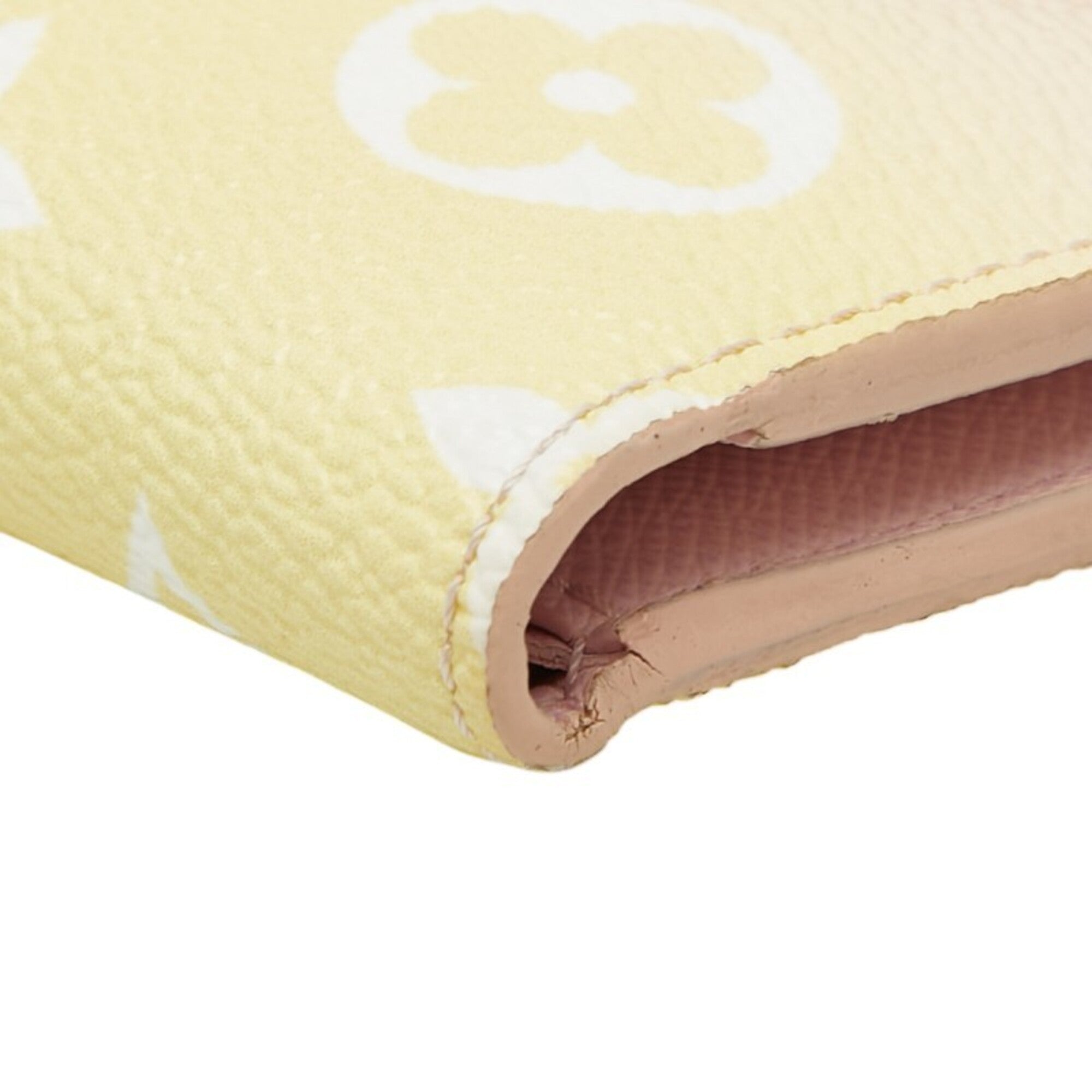 Louis Vuitton Monogram Pink Rose Clair Pvc Leather Wallet (Tri-Fold) (Pre-Owned)