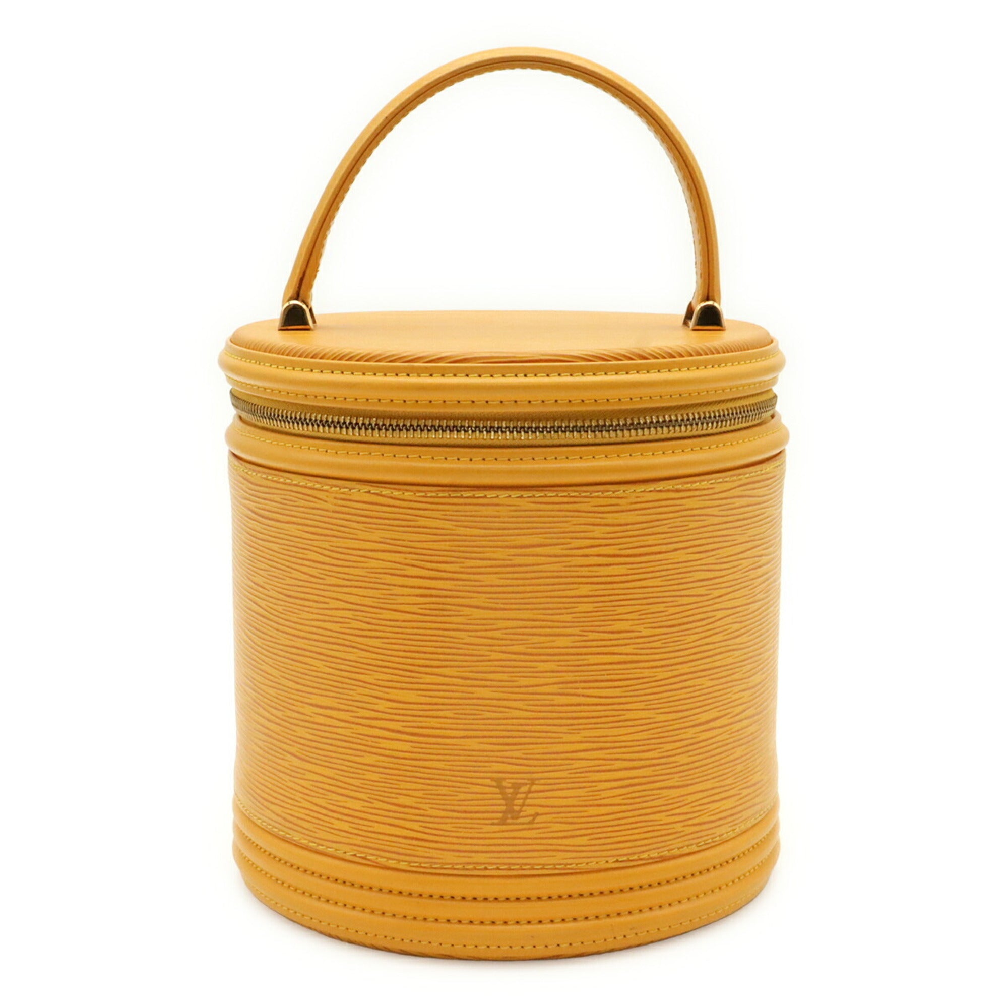 Louis Vuitton Yellow Epi Leather Handbag Vanity Bag (Pre-Owned)