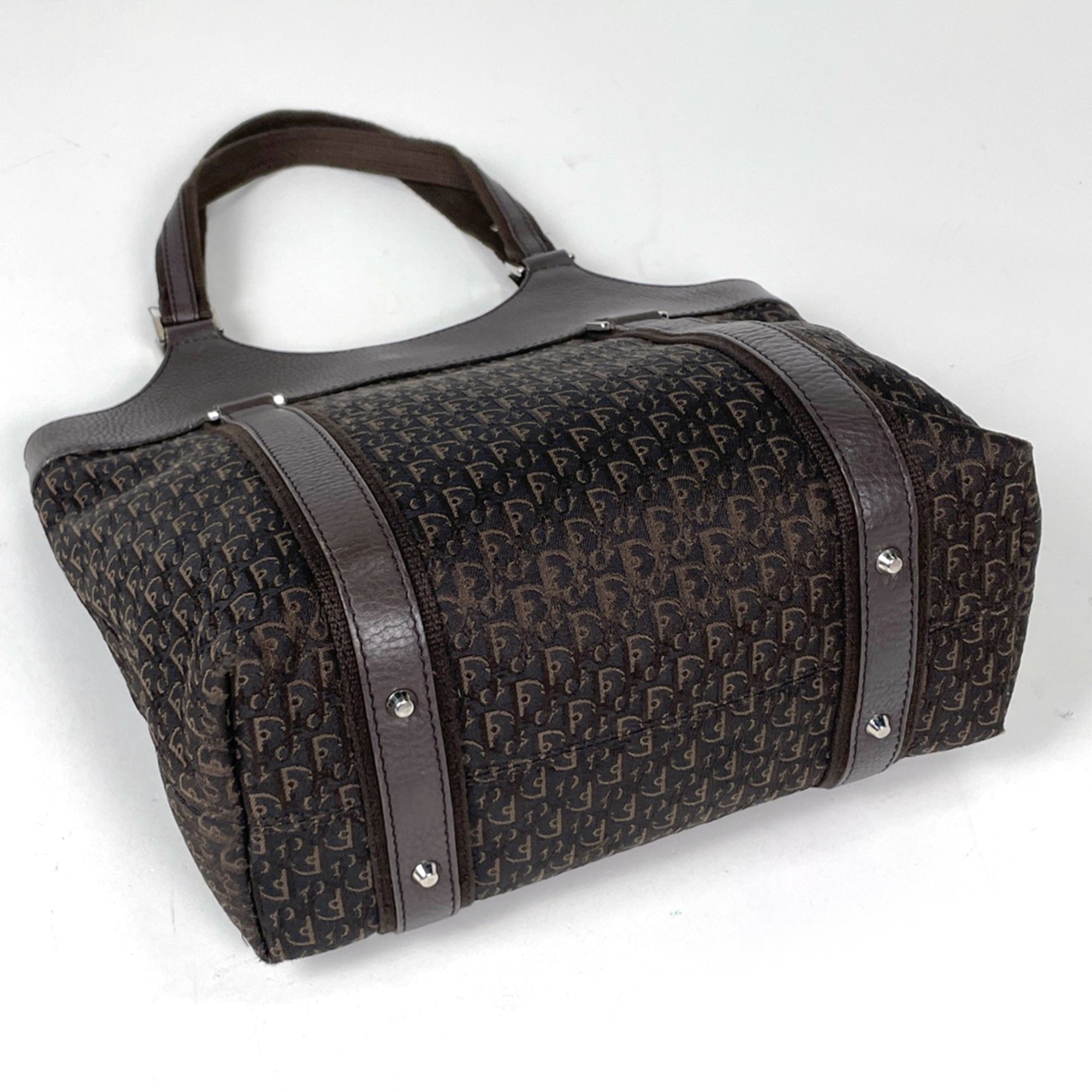 Christian Dior Brown Trotter Handbag (Pre-Owned)