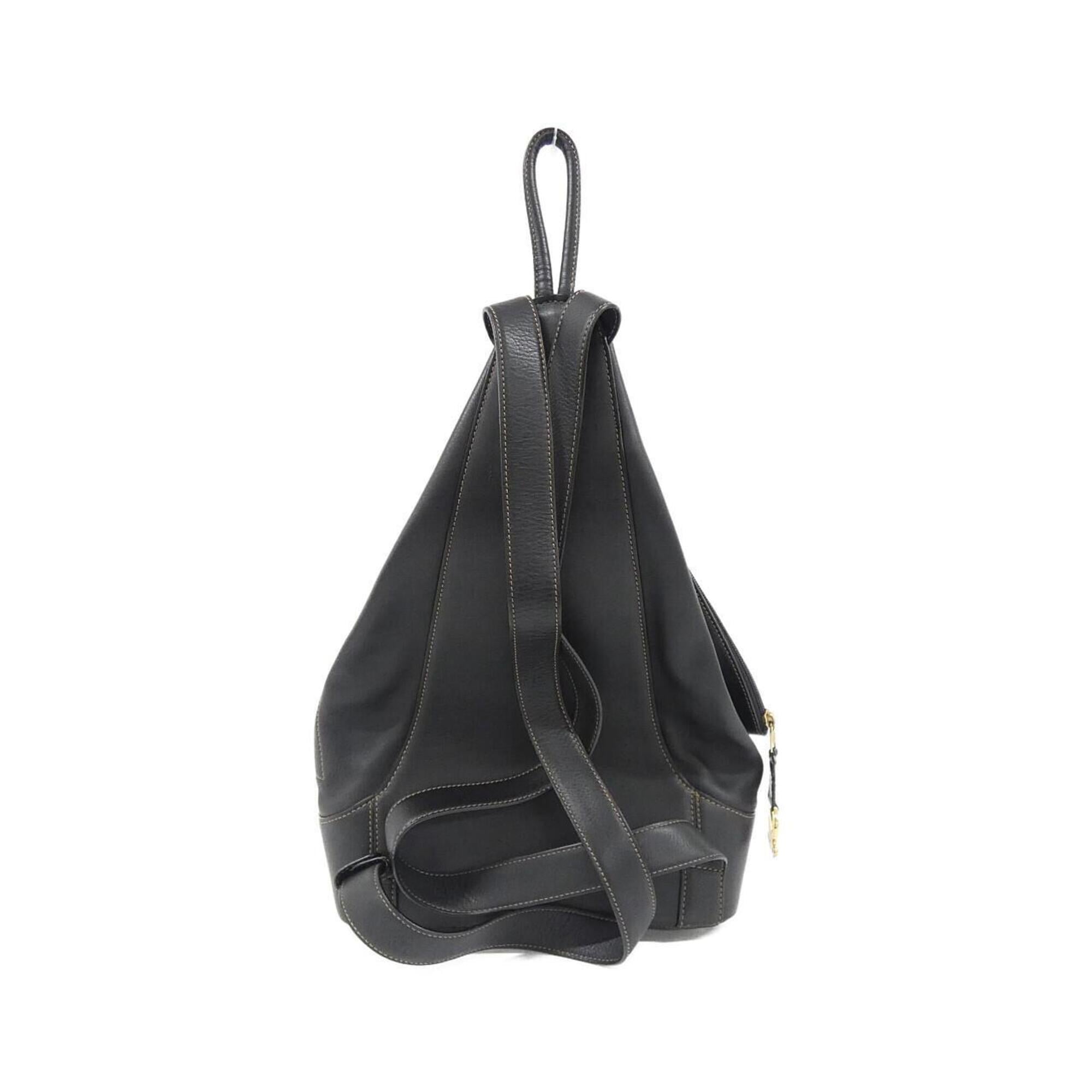 Loewe Black Leather Backpack (Pre-Owned)
