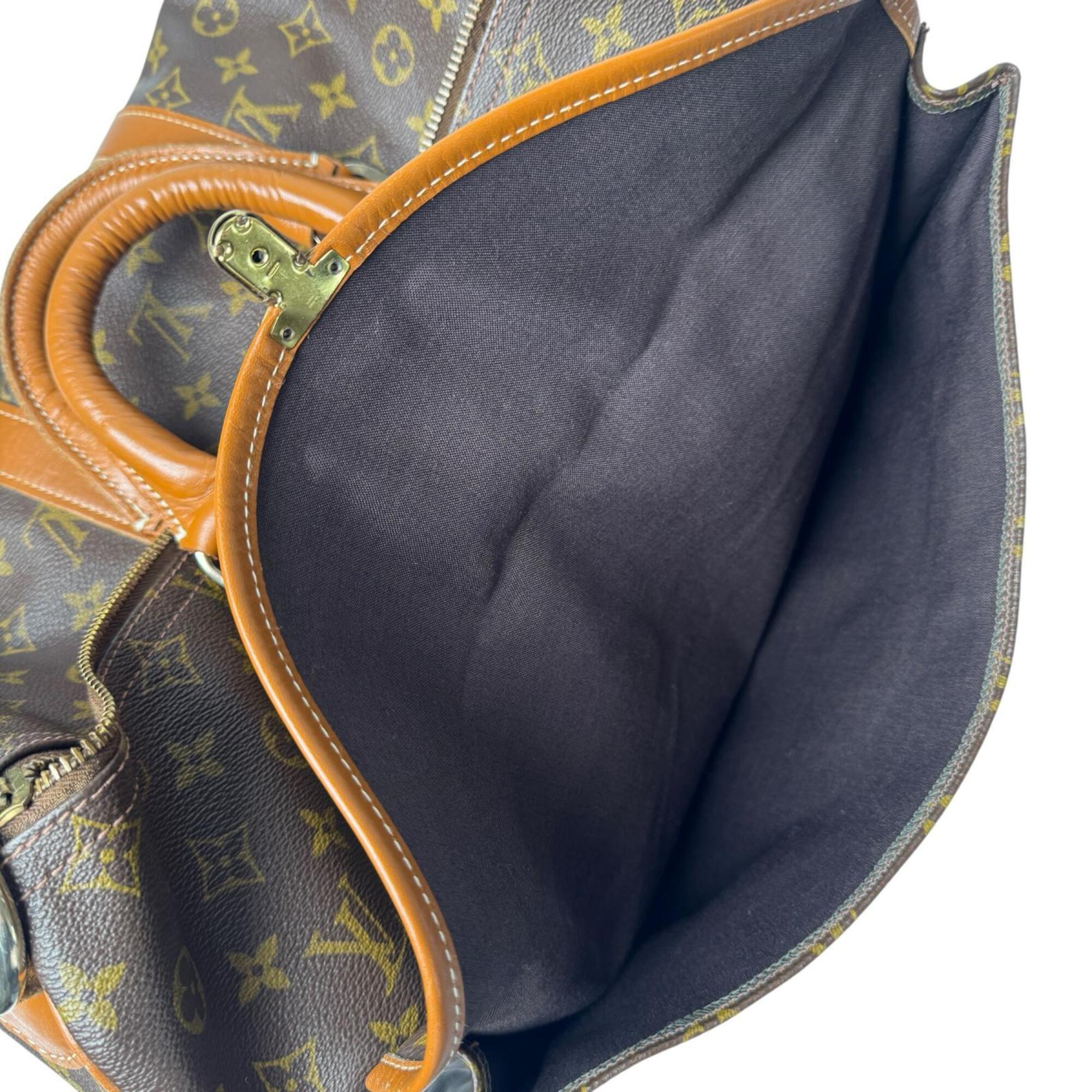 Louis Vuitton Brown Leather Pvc Boston Bag (Pre-Owned)