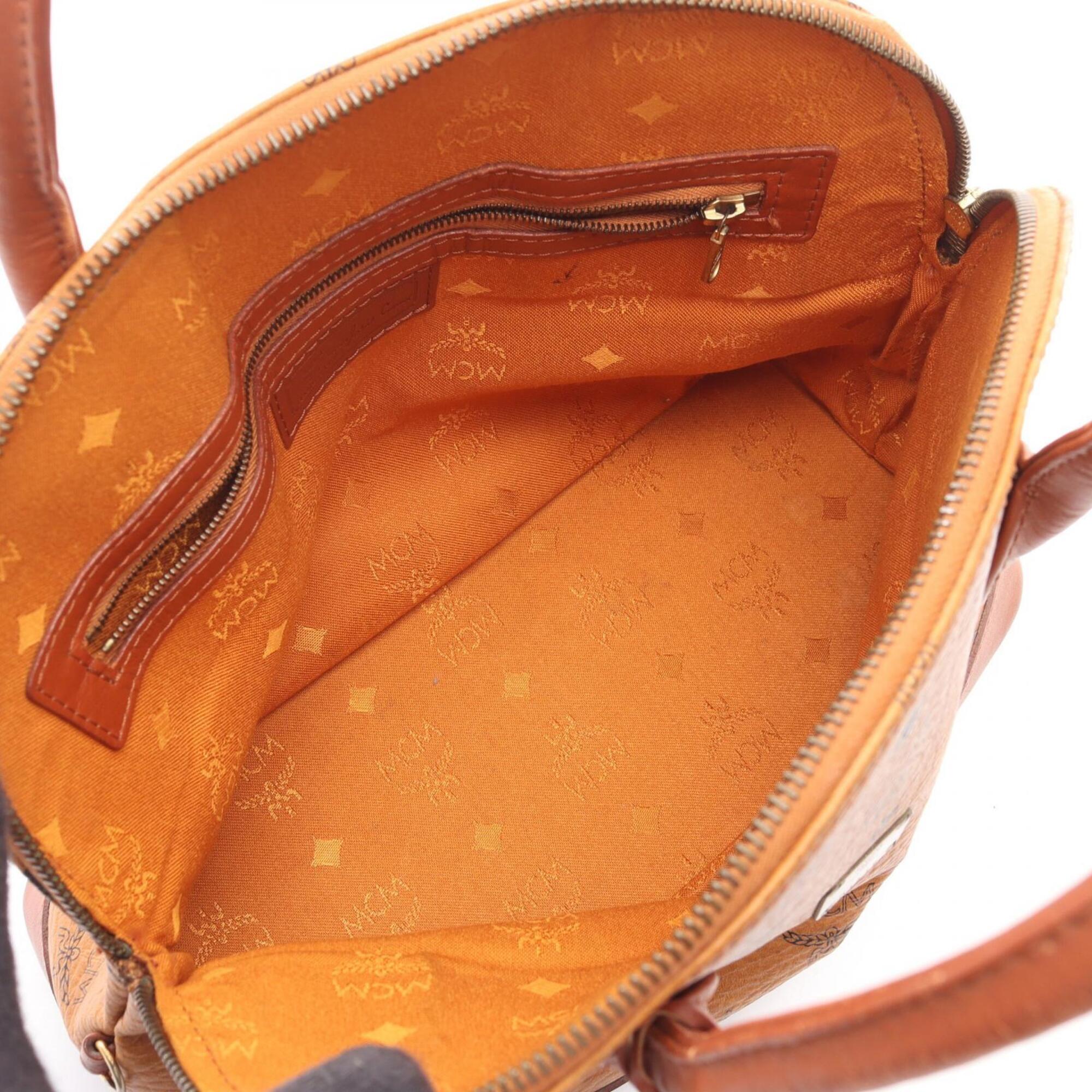 Mcm Brown Leather Handbag (Pre-Owned)