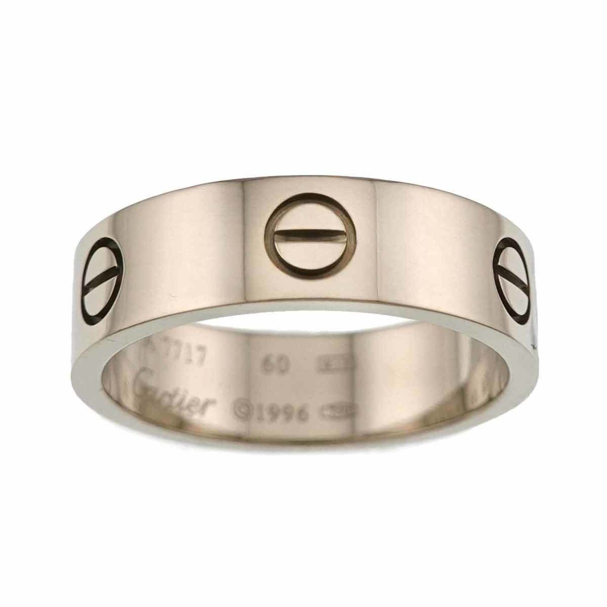 Cartier Love White Gold (18K) Band Ring (Pre-Owned)