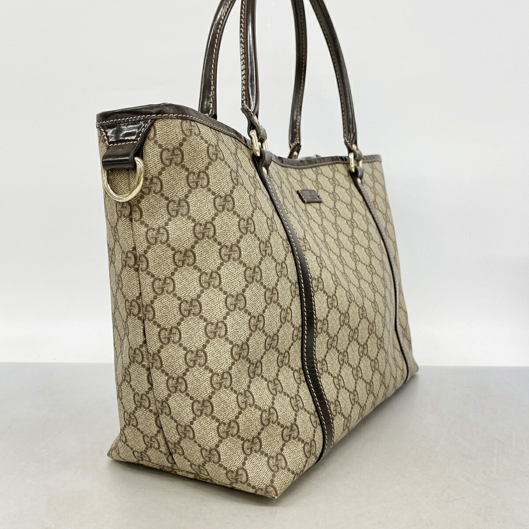Gucci Brown Pvc Tote Bag (Pre-Owned)