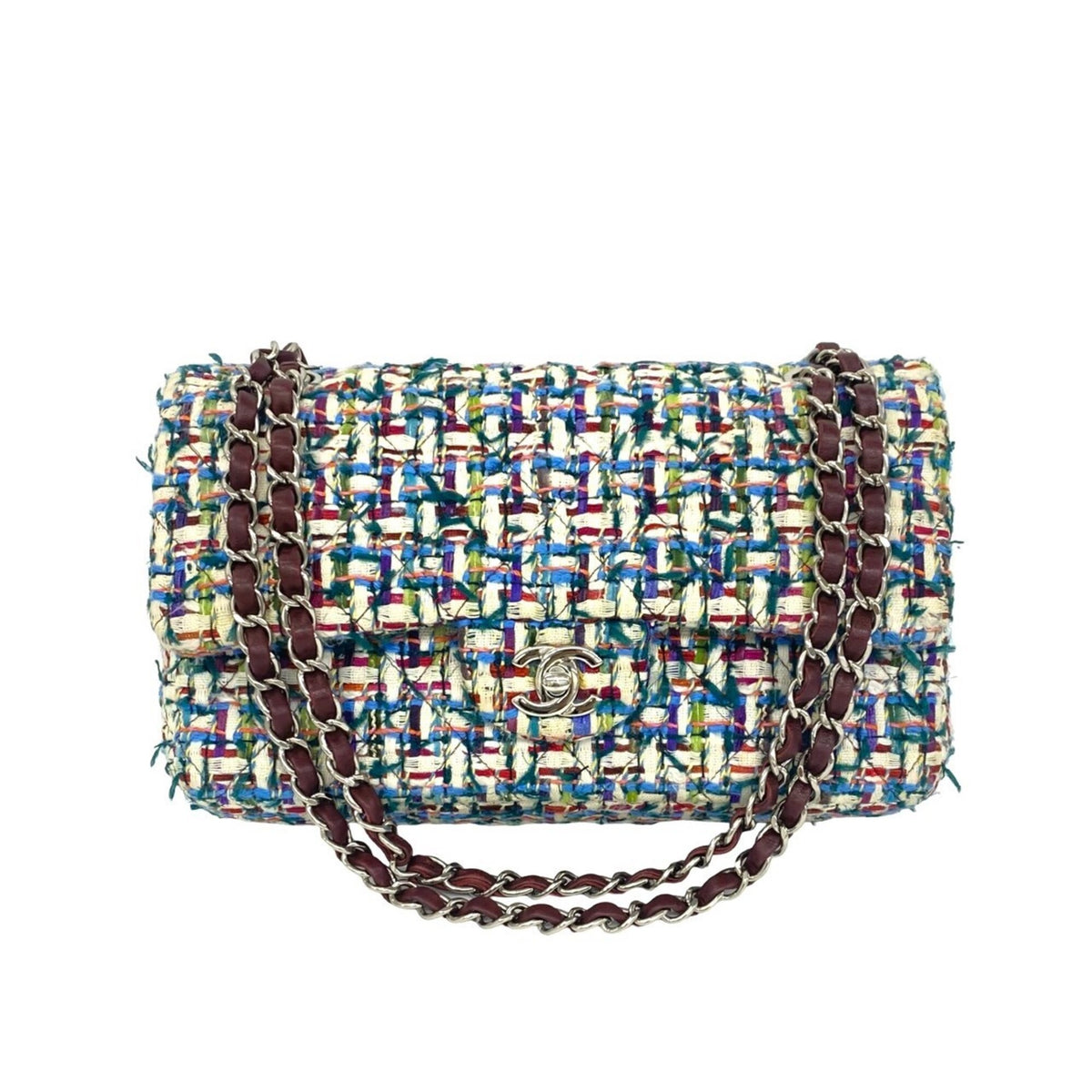 Chanel Multi-Color Tweed Shoulder Bag (Pre-Owned)