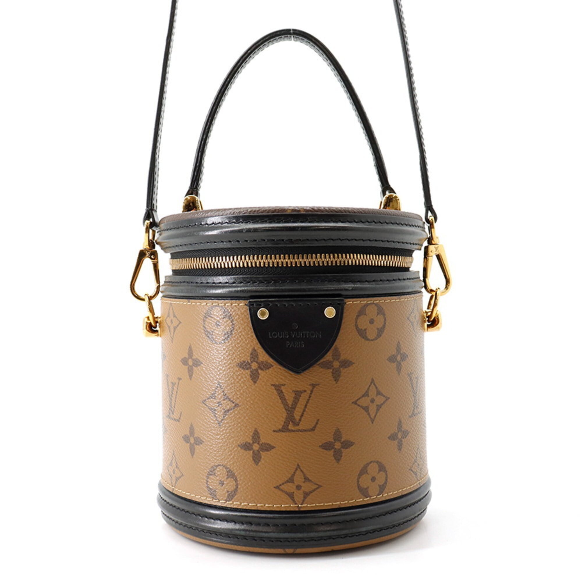 Louis Vuitton Monogram Reverse Noir Monogram Reverse Monogram Handbag Shoulder Bag (Pre-Owned)