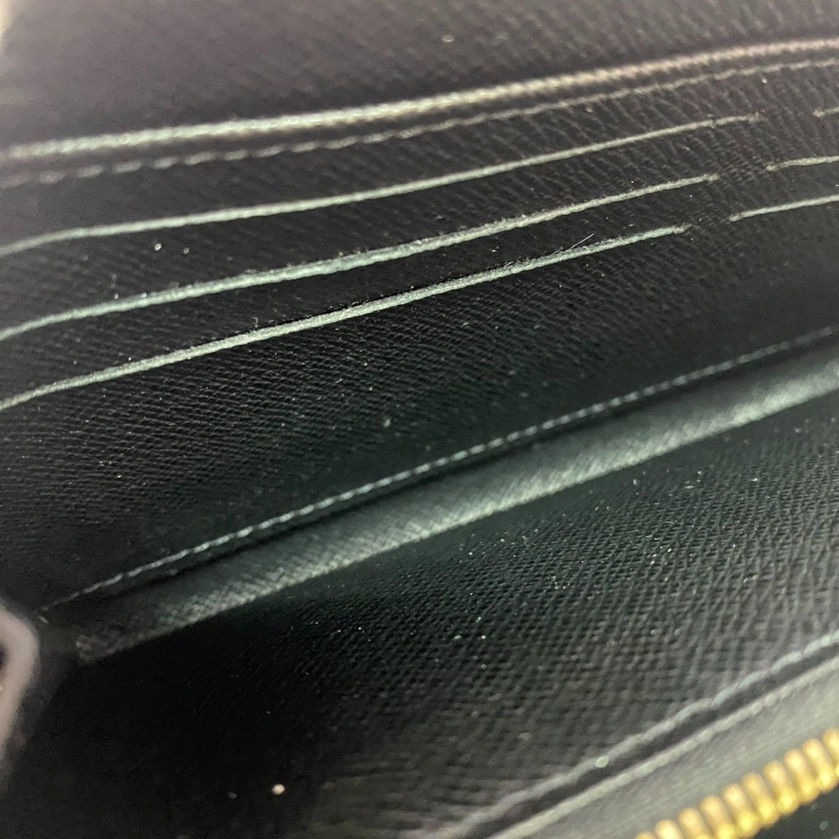 Louis Vuitton Brown Leather Long Wallet (Bi-Fold) (Pre-Owned)