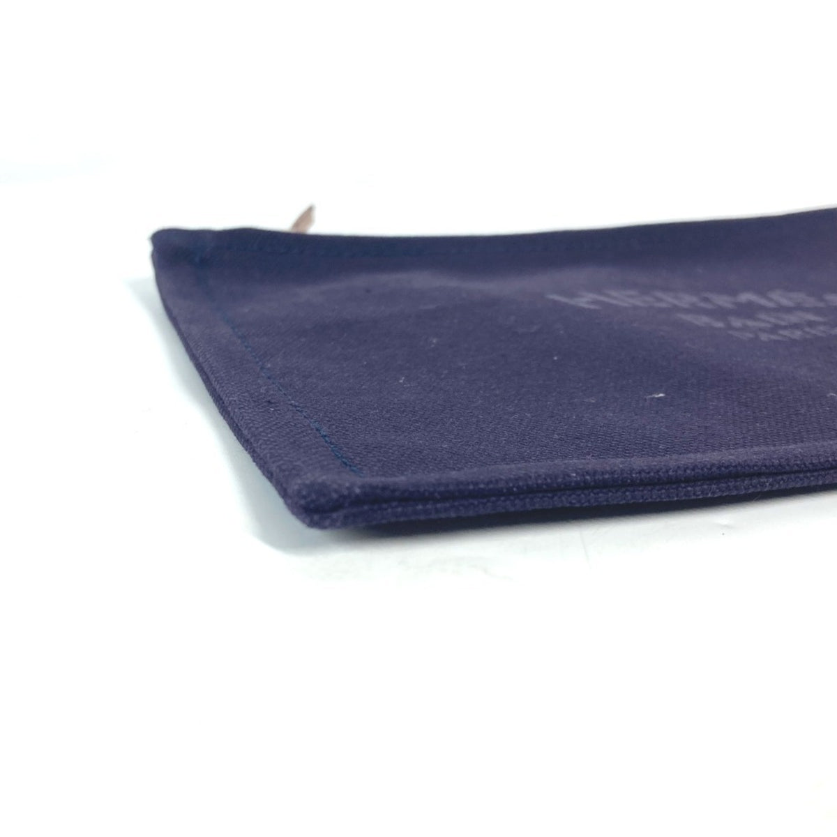 Hermes Navy Cotton Pouch (Pre-Owned)