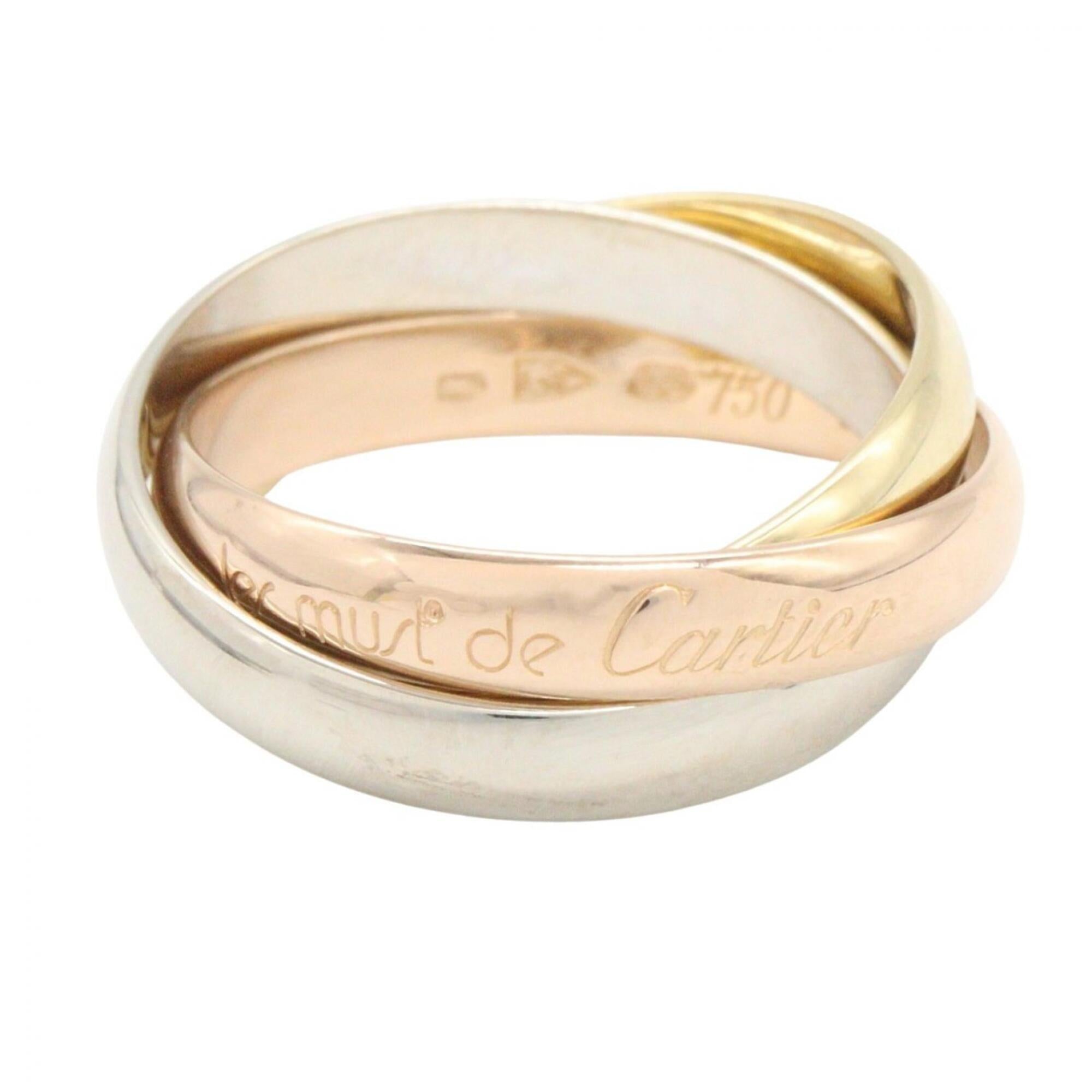 Cartier Gold Silver Yellow Gold (18K) Pink Gold (18K) White Gold (18K) Band Ring (Pre-Owned)