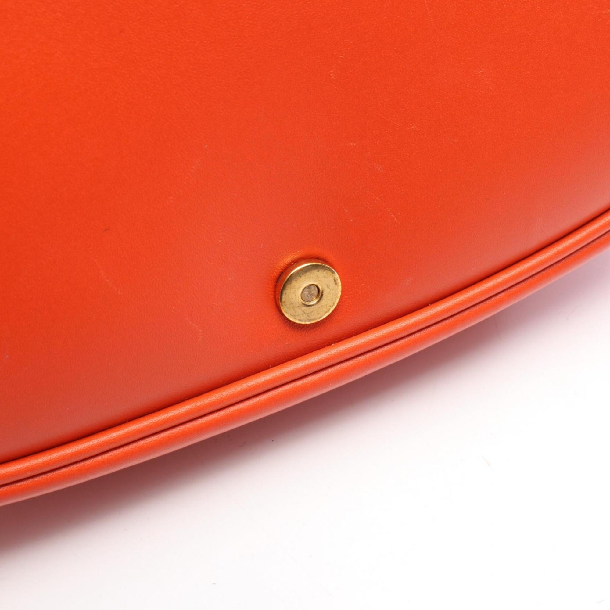 Christian Dior Orange Leather Shoulder Bag (Pre-Owned)