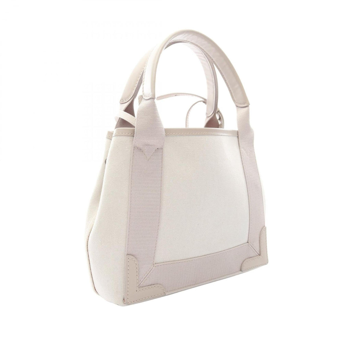 Balenciaga Beige Canvas Leather Handbag (Pre-Owned)