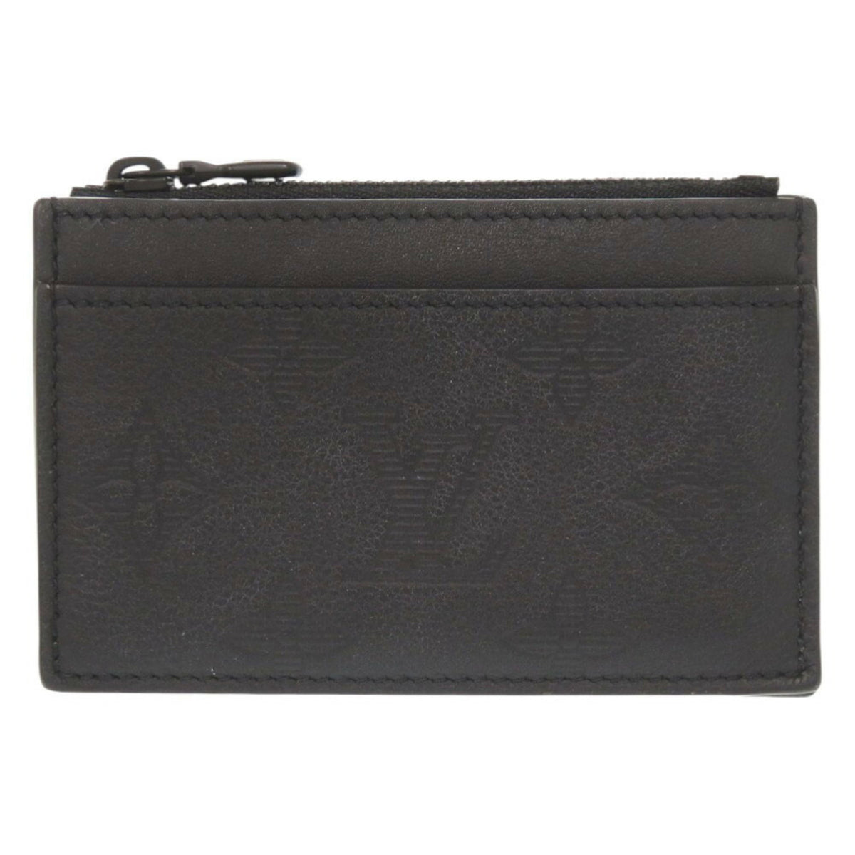 Louis Vuitton Black Monogram Shadow Coin Purse/Coin Case (Pre-Owned)