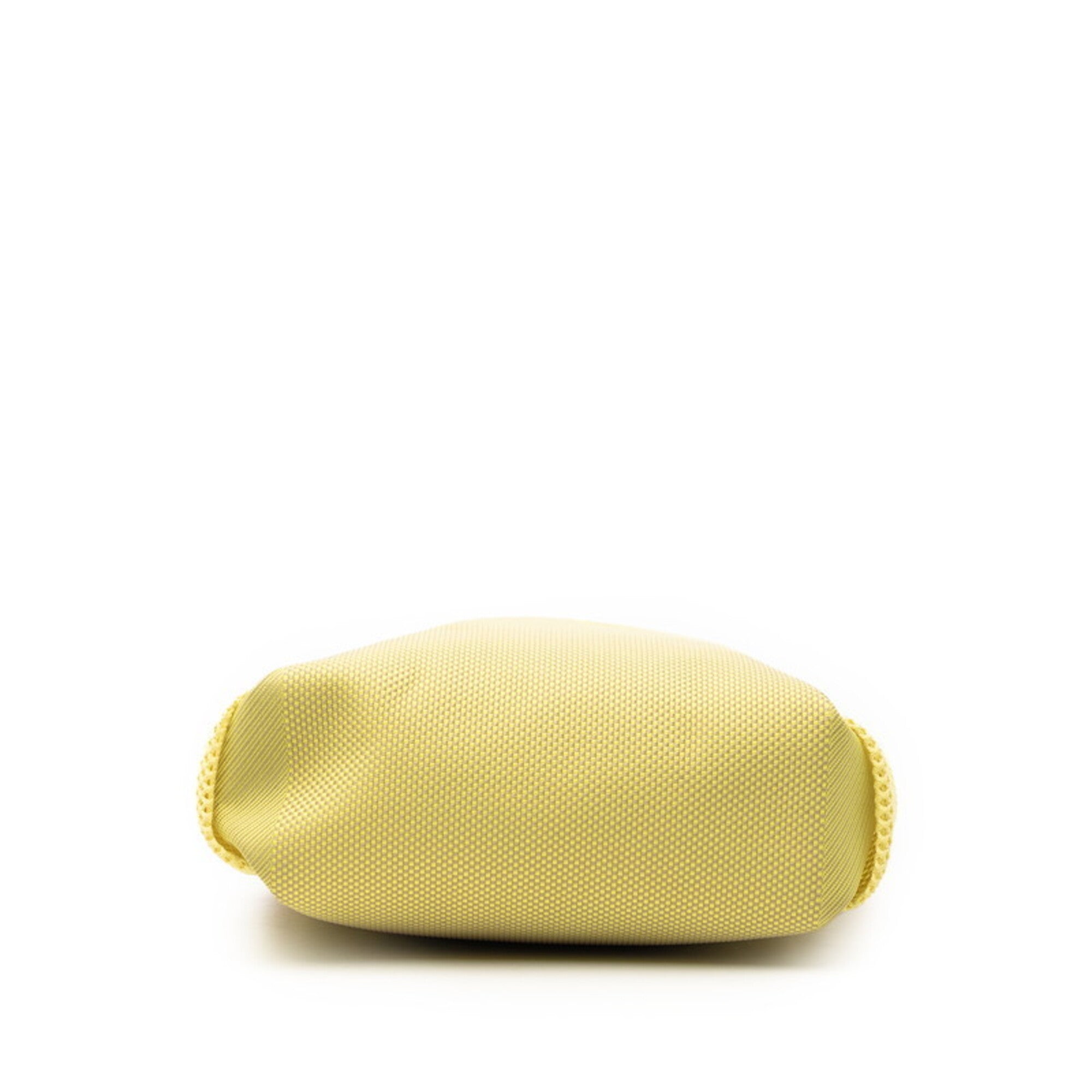 Louis Vuitton Yellow Canvas Leather Shoulder Bag (Pre-Owned)