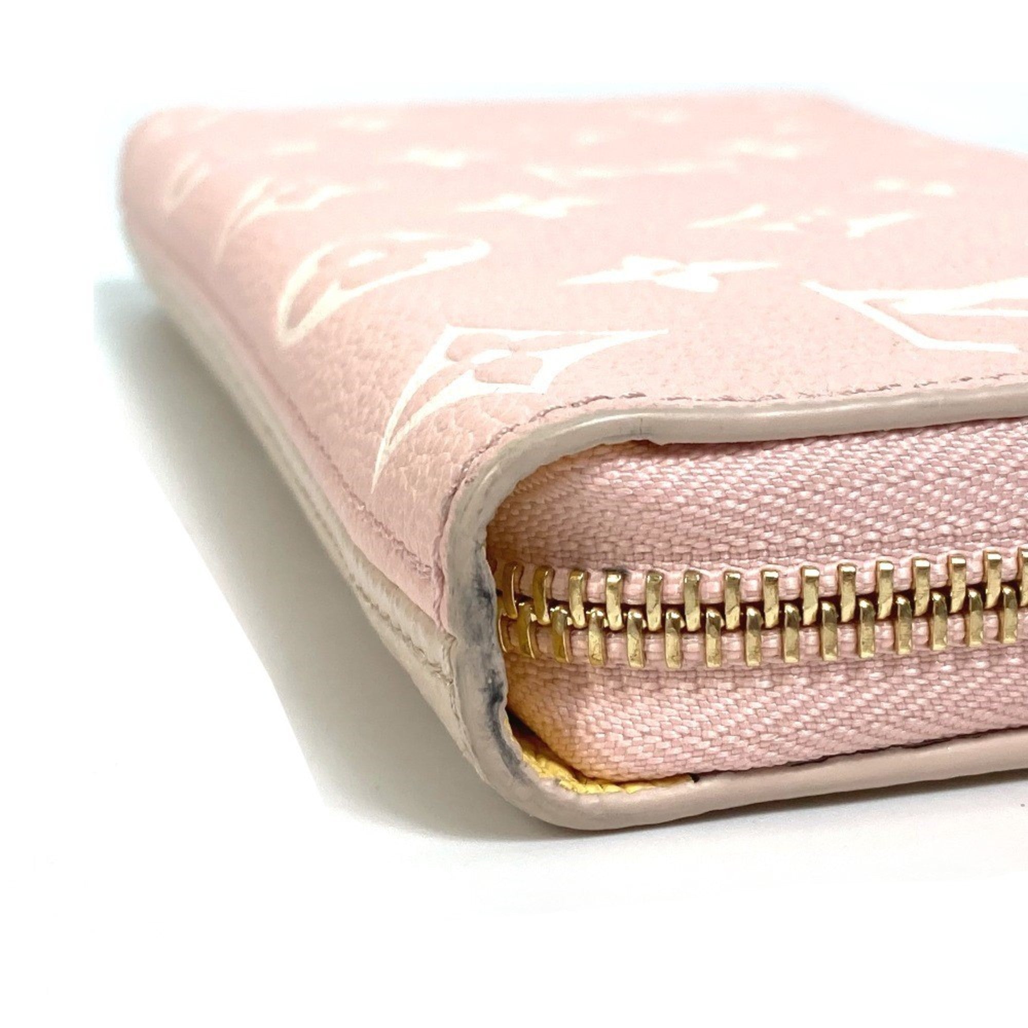 Louis Vuitton Monogram Empreinte Beige Pink Monogram Empreinte Long Wallet (Bi-Fold) (Pre-Owned)