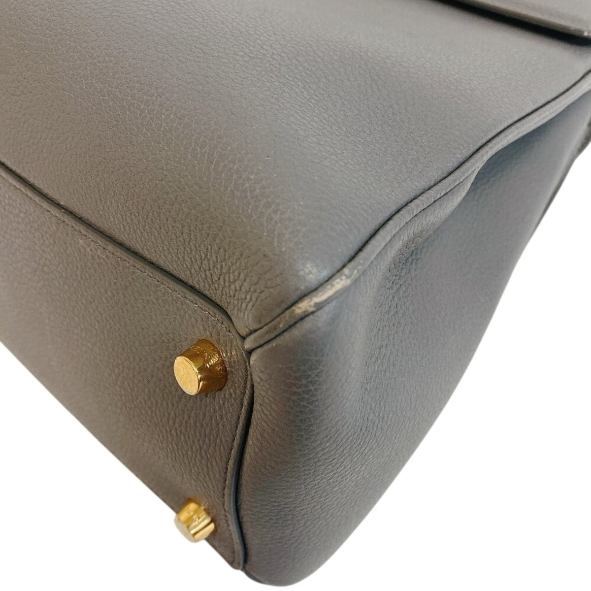 Celine Gray Leather Handbag (Pre-Owned)