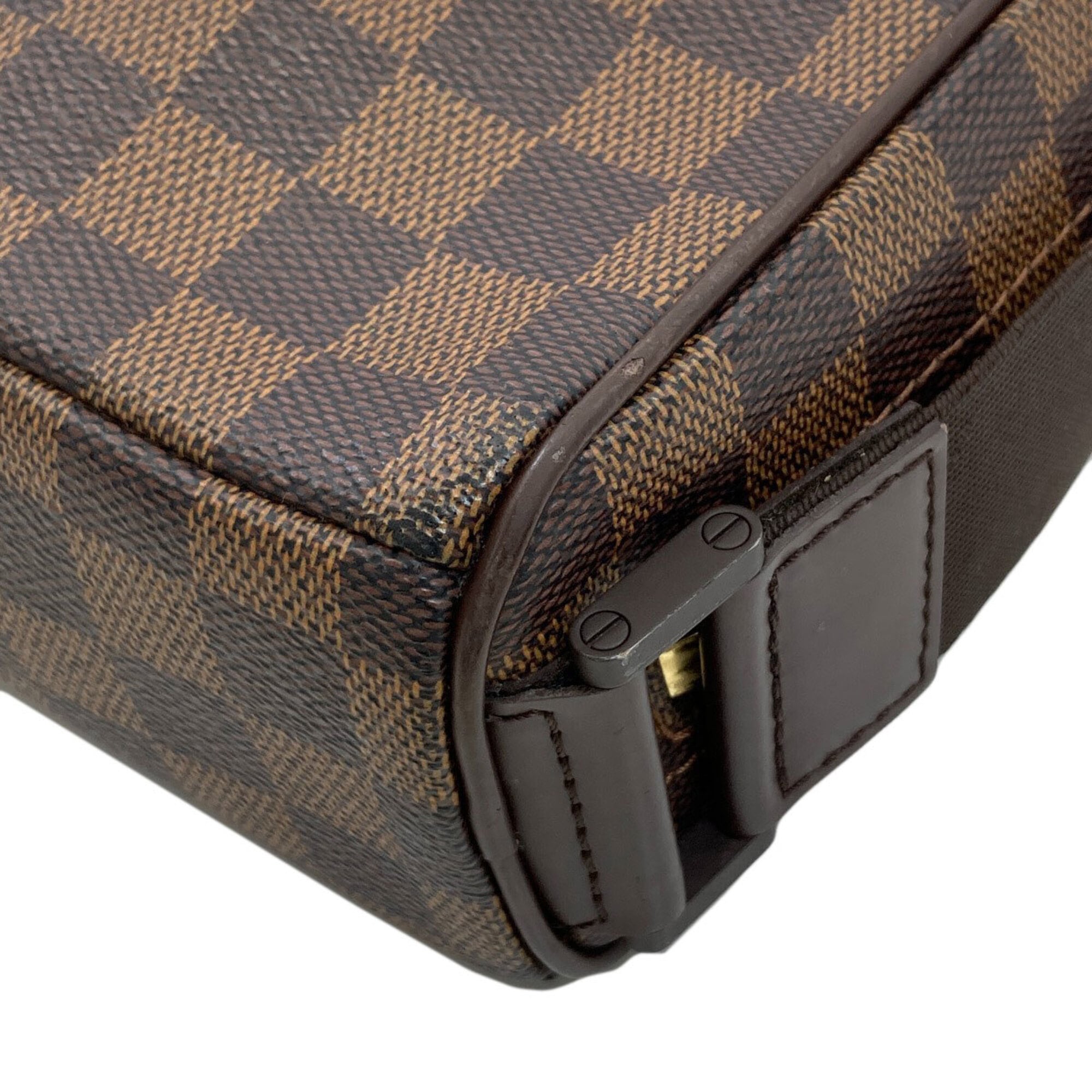 Louis Vuitton Brown Damier Canvas Ebene Damier Canvas Shoulder Bag (Pre-Owned)