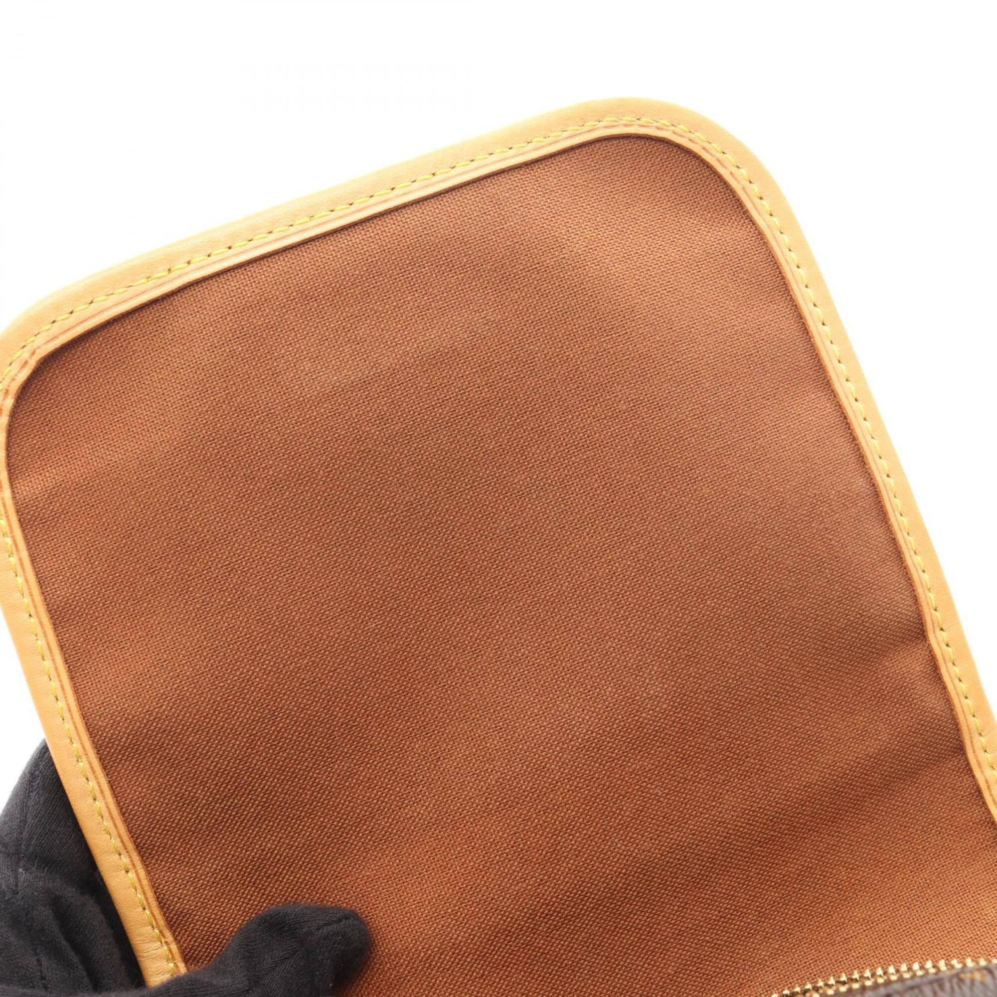 Louis Vuitton Brown Coated Canvas Leather Fanny Pack Handbag (Pre-Owned)