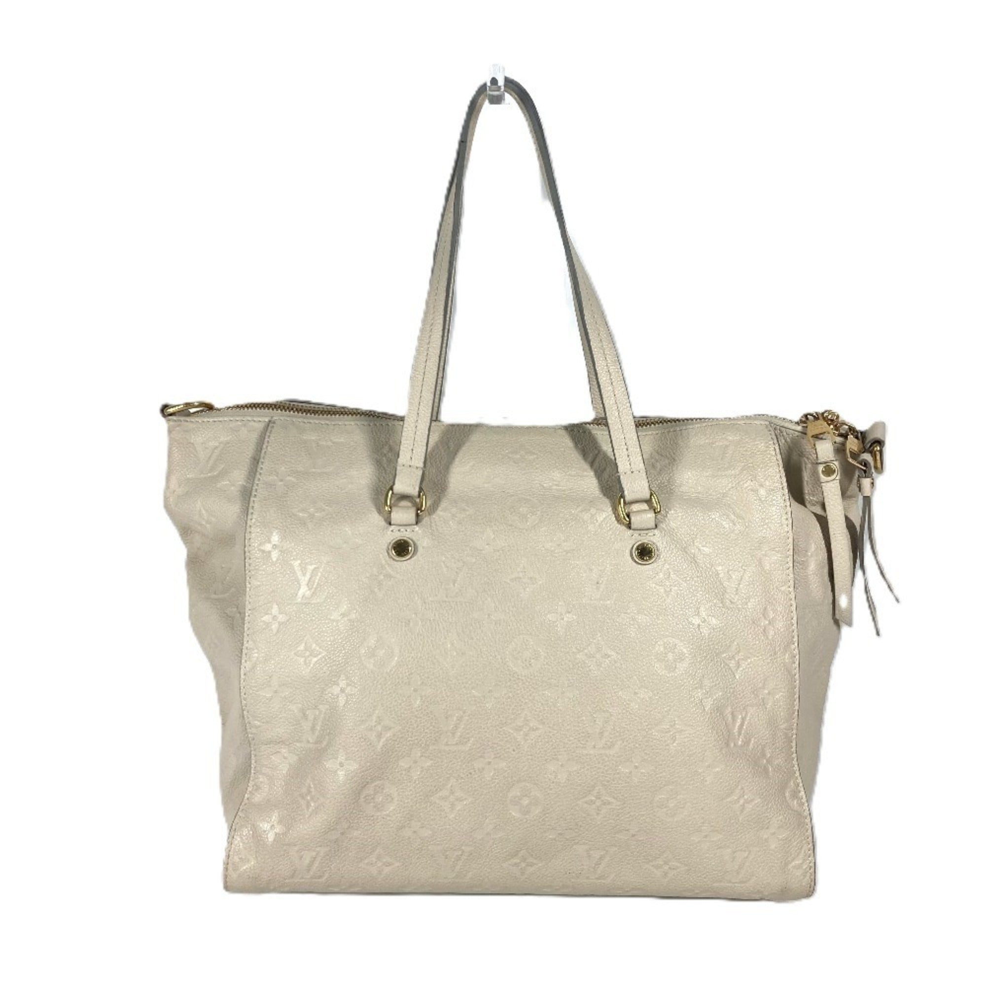 Louis Vuitton Neige White Monogram Empreinte Shoulder Bag Tote Bag (Pre-Owned)