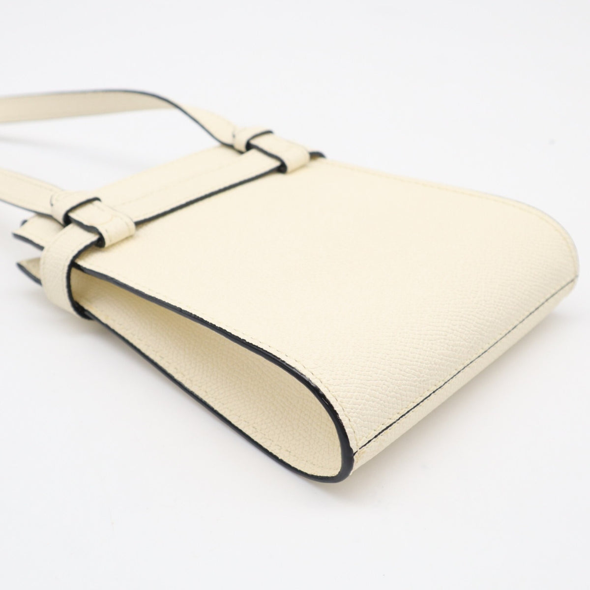 Valextra White Leather Shoulder Bag (Pre-Owned)