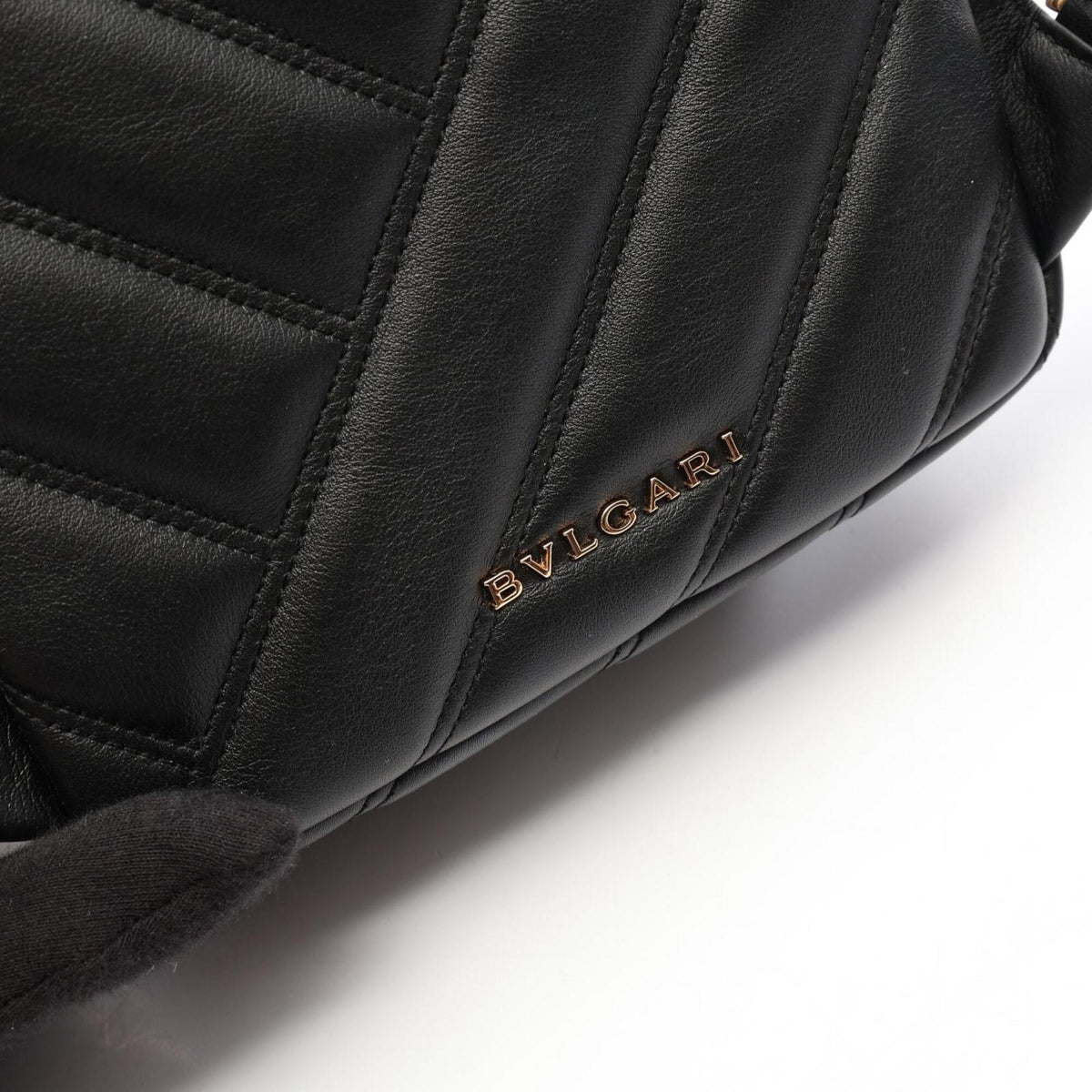 Bvlgari Black Leather Backpack (Pre-Owned)