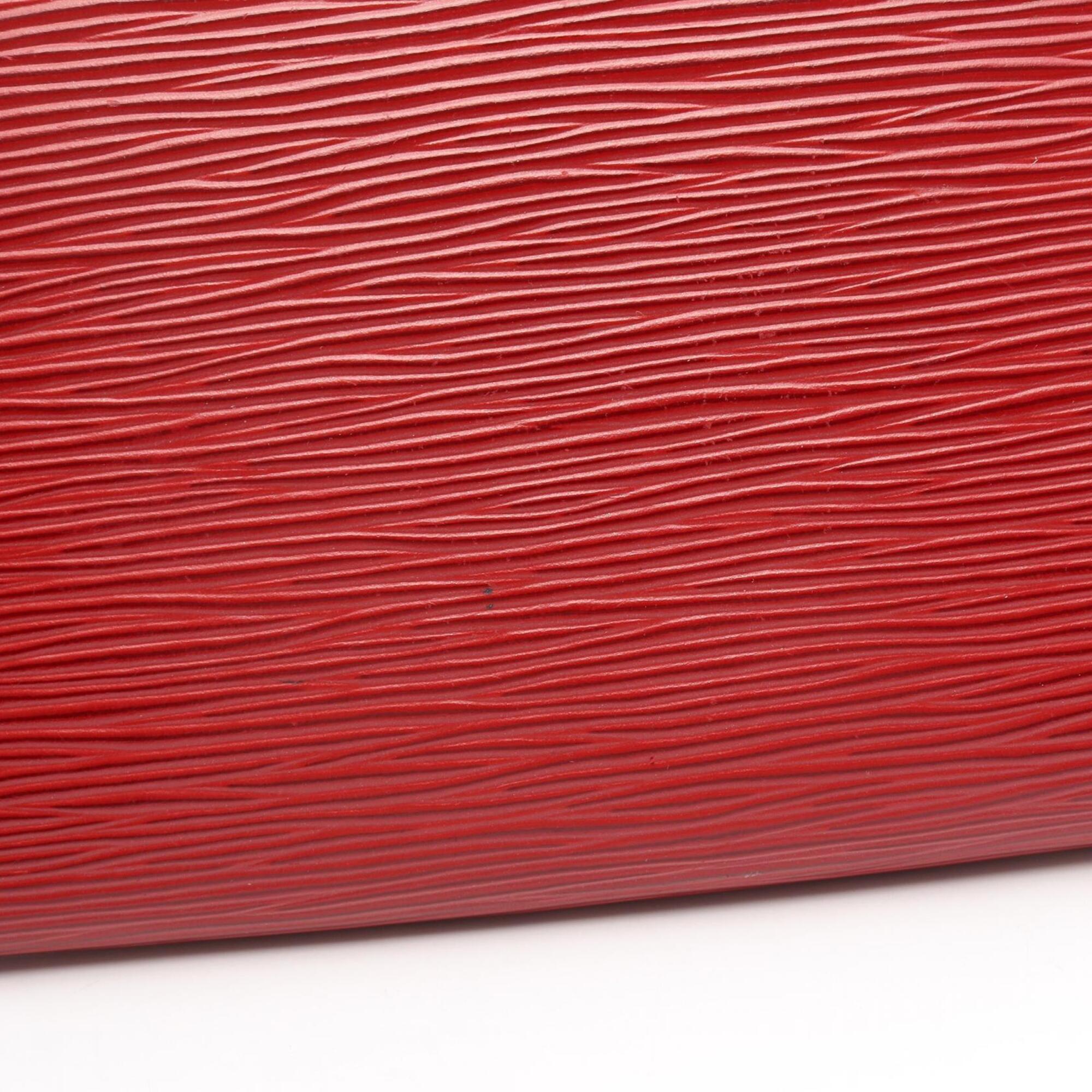 Louis Vuitton Epi Castilian Red Red Color Leather Handbag (Pre-Owned)