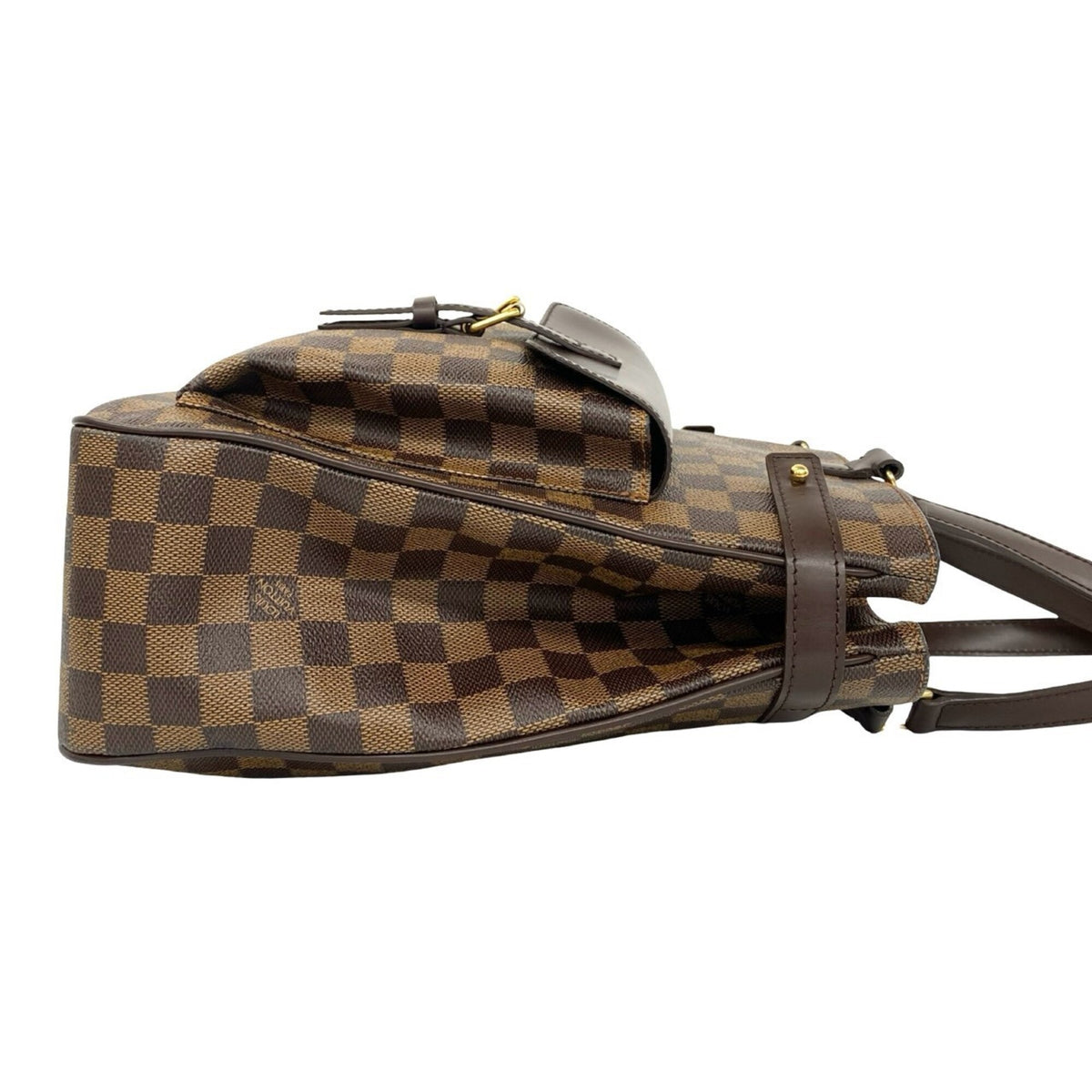 Louis Vuitton Brown Leather Pvc Handbag Shoulder Bag Tote Bag (Pre-Owned)