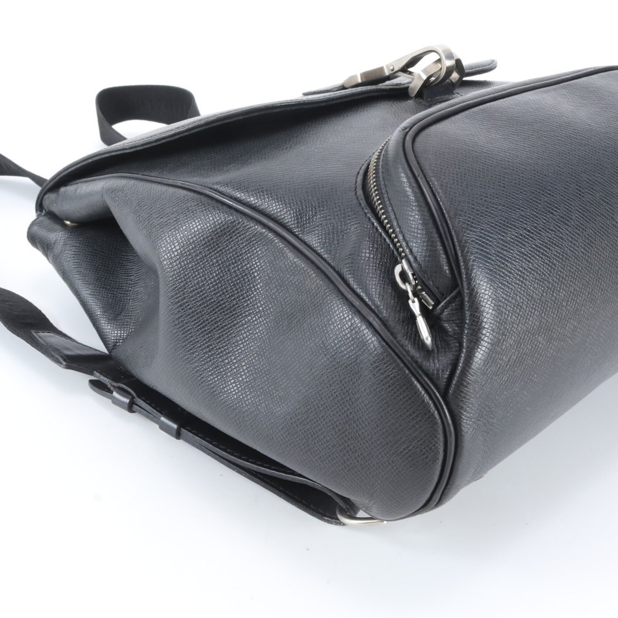 Louis Vuitton Ardoise Leather Backpack Shoulder Bag (Pre-Owned)