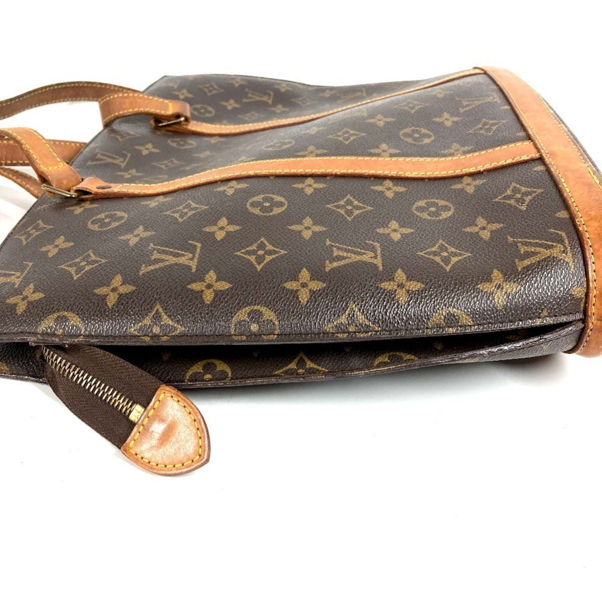 Louis Vuitton Brown Monogram Canvas Shoulder Bag Tote Bag (Pre-Owned)