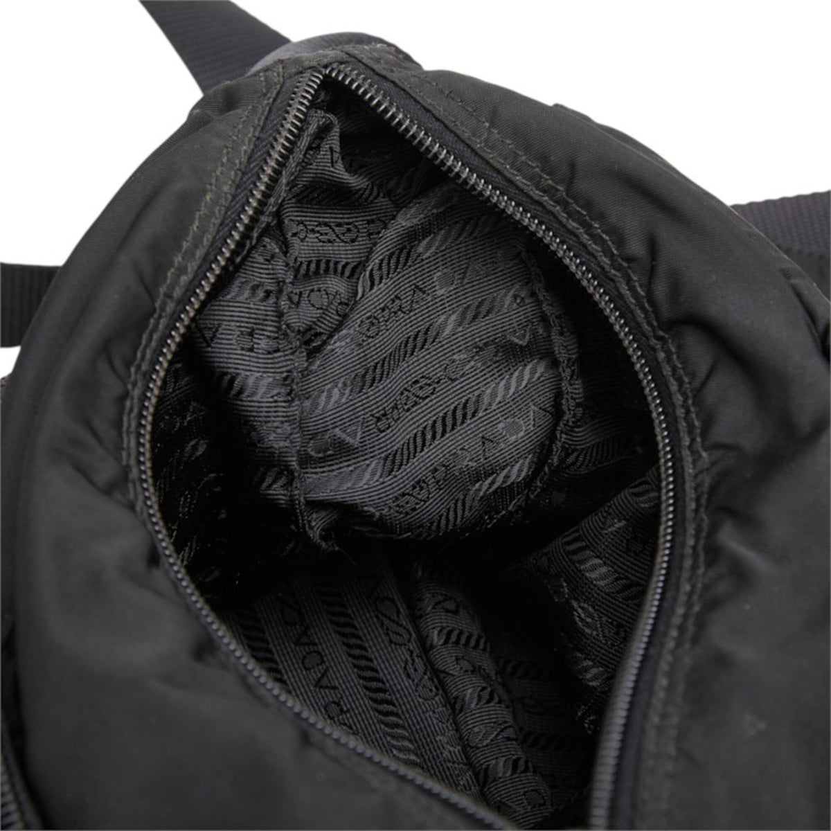 Prada Black Nylon Shoulder Bag (Pre-Owned)