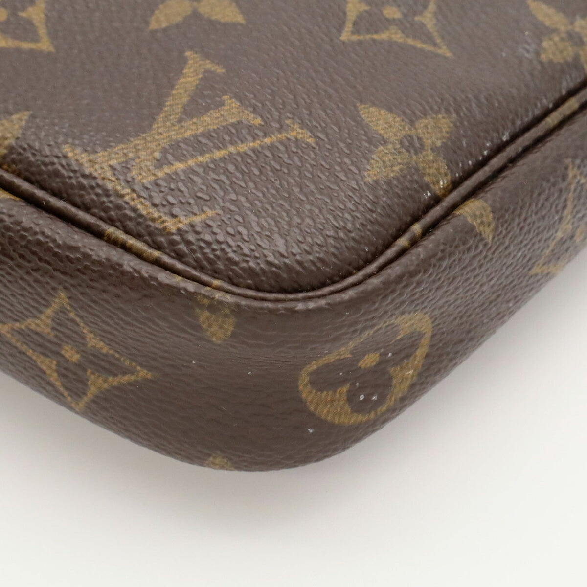 Louis Vuitton Brown Monogram Canvas Pvc Handbag Pochette Pouch (Pre-Owned)
