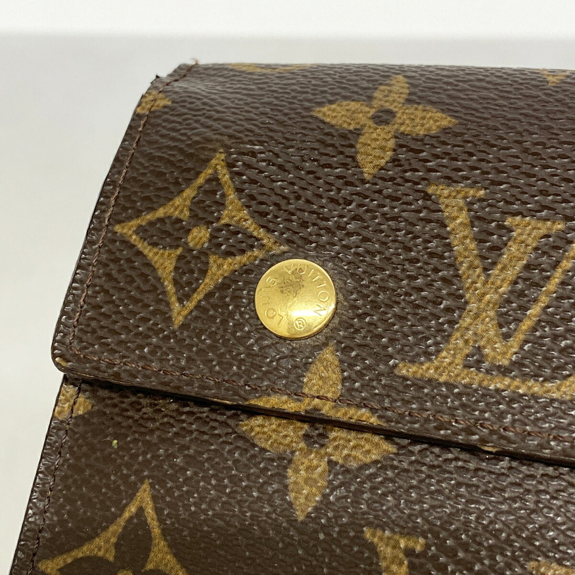 Louis Vuitton Brown Long Wallet (Bi-Fold) (Pre-Owned)