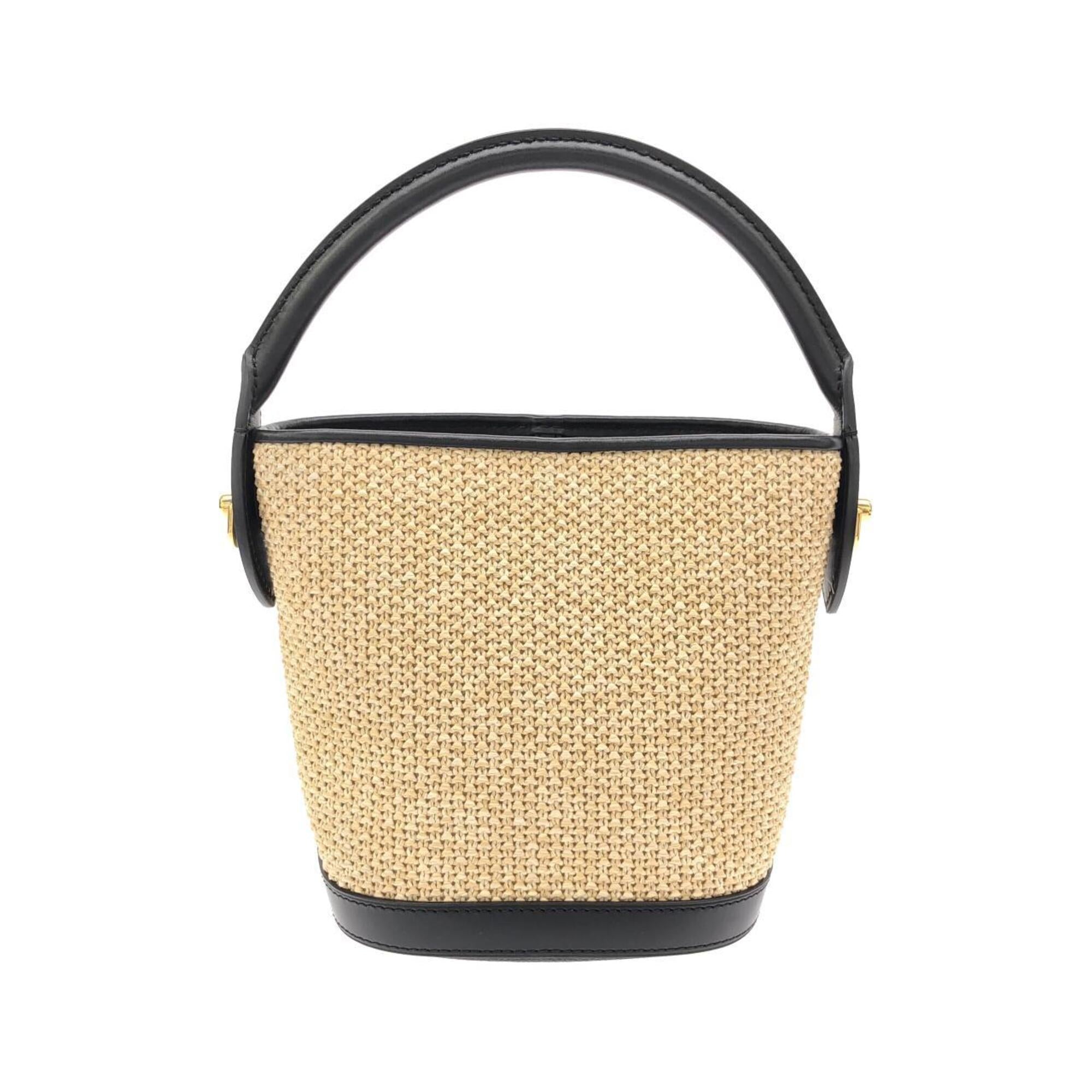 Louis Vuitton Black Raffia Handbag (Pre-Owned)