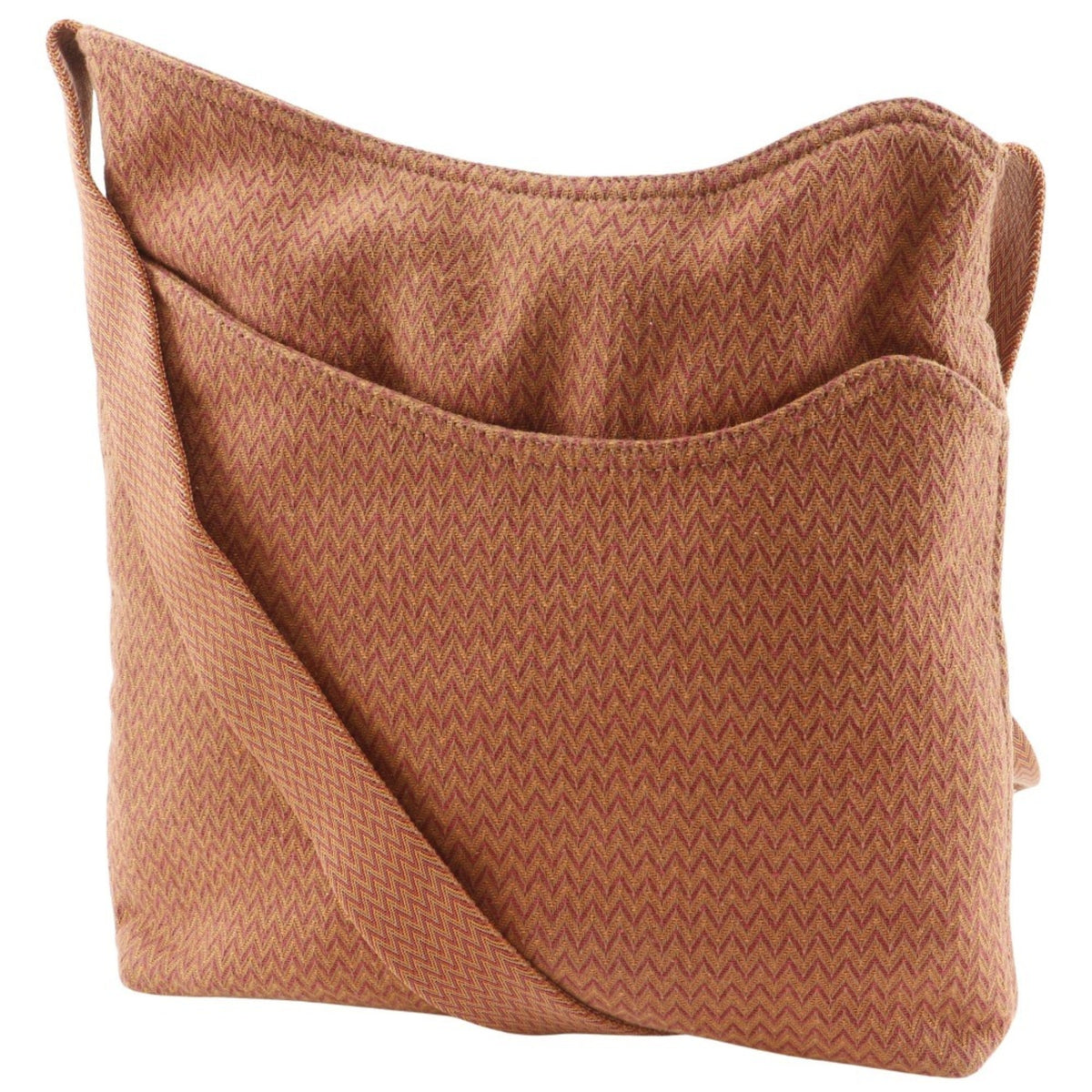 Hermes Orange Canvas Shoulder Bag (Pre-Owned)