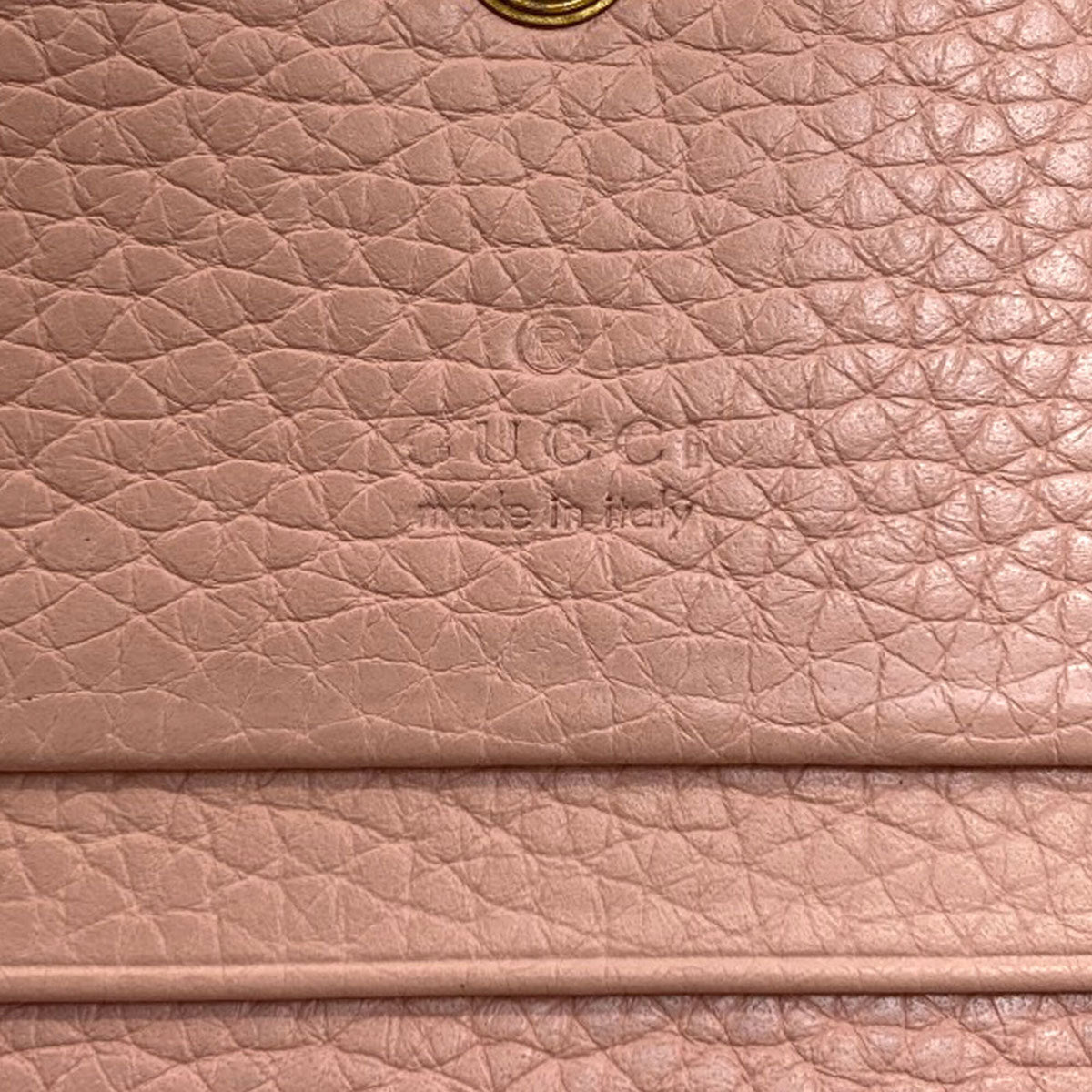 Gucci Pink Leather Wallet (Bi-Fold) (Pre-Owned)