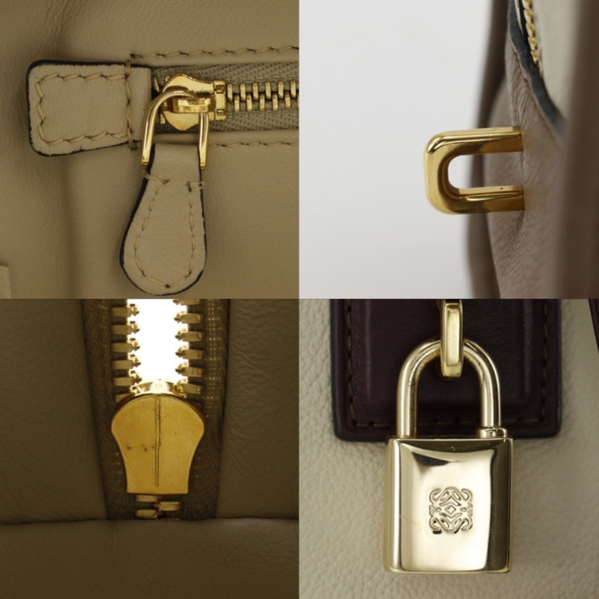 Loewe Amazona Beige Handbag (Pre-Owned)
