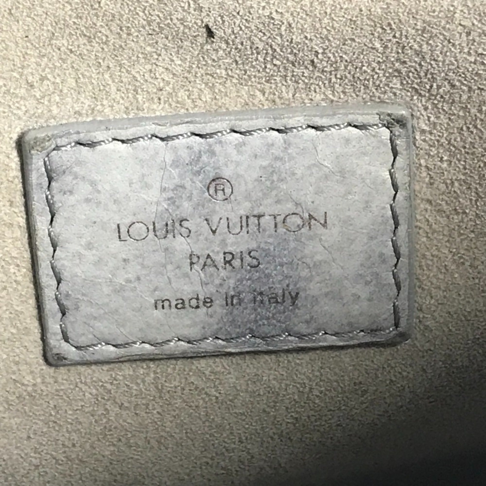 Louis Vuitton Monogram Olympe Ecru Galle Gray Leather Handbag Shoulder Bag (Pre-Owned)