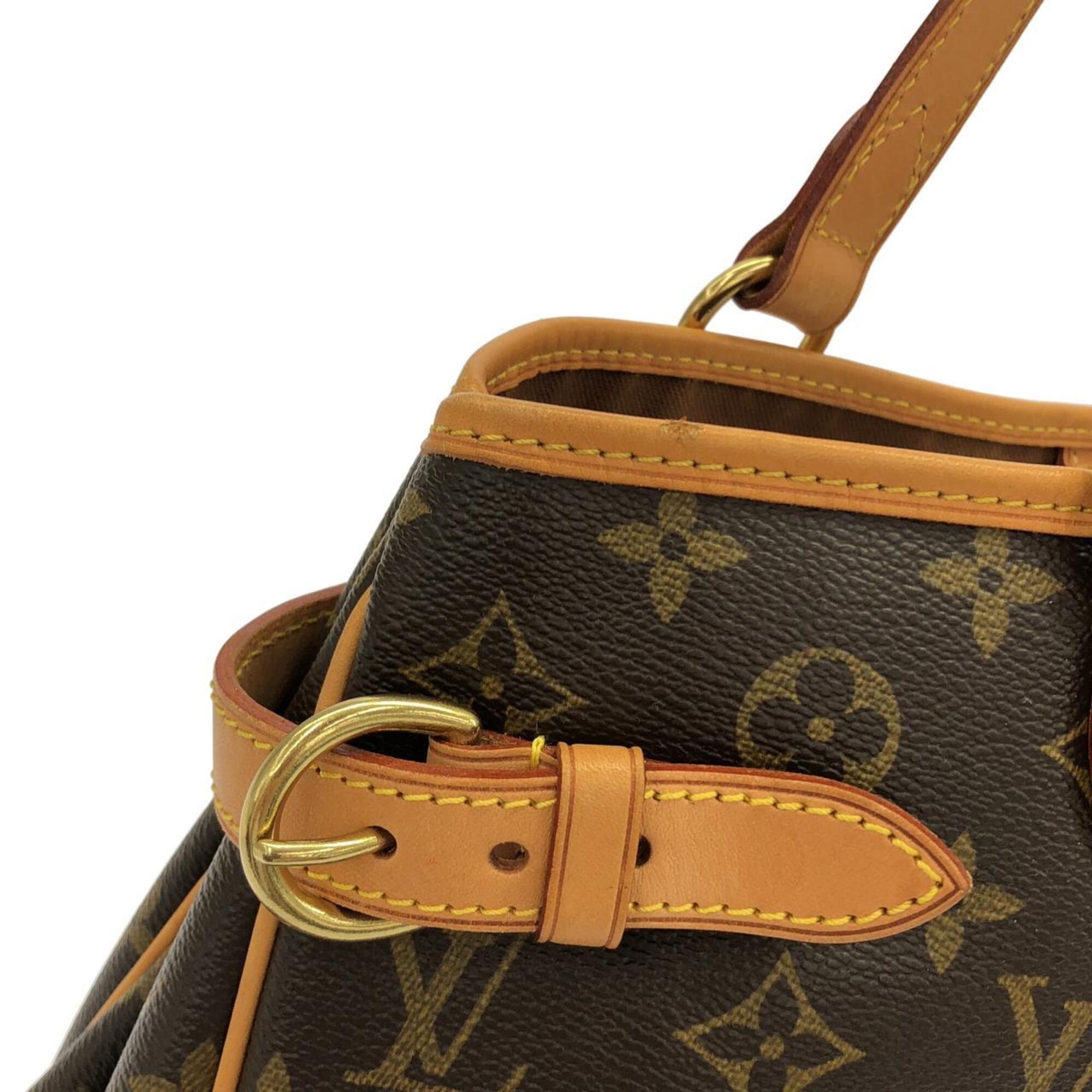 Louis Vuitton Marron Coated Canvas Handbag (Pre-Owned)