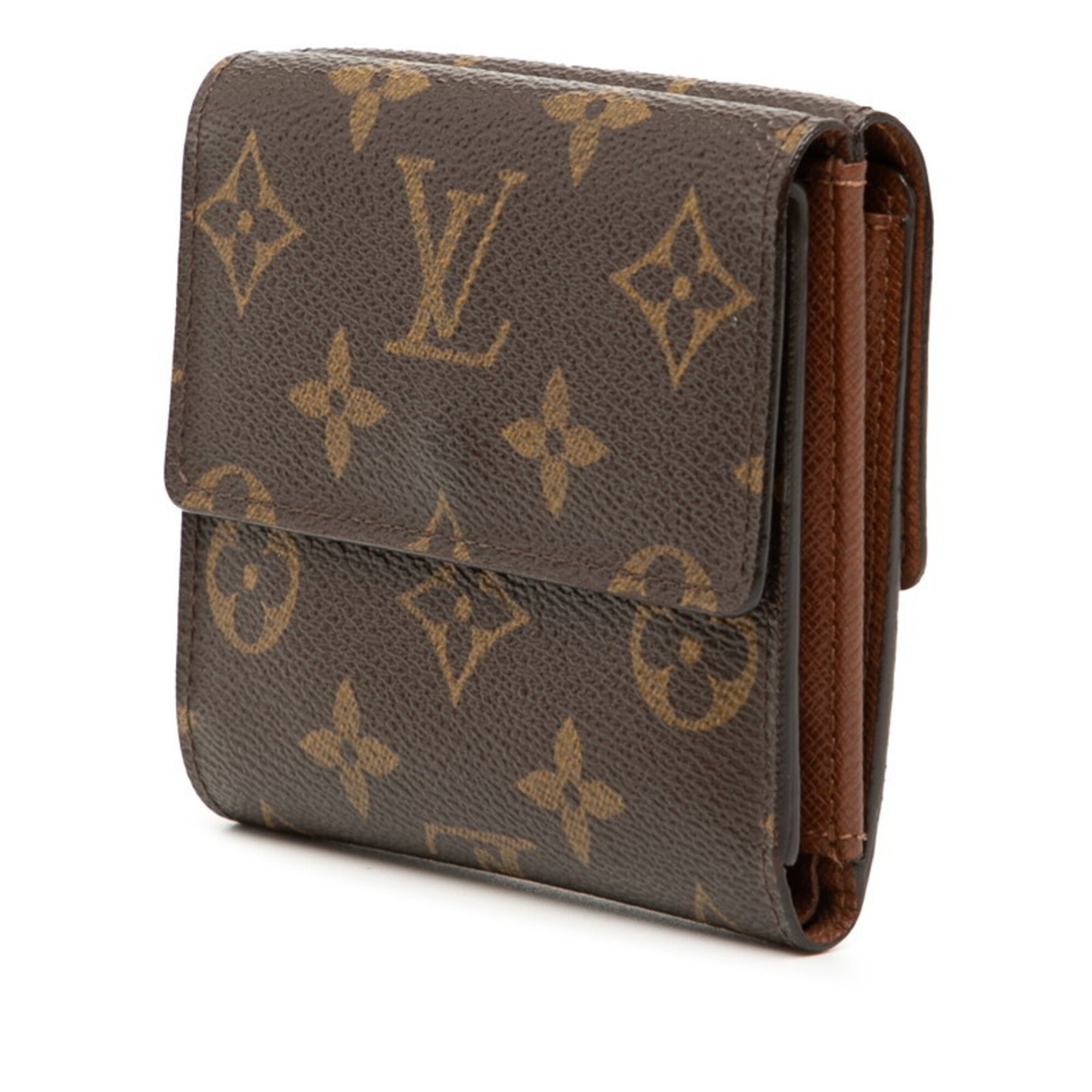 Louis Vuitton Brown Monogram Pvc Leather Wallet (Tri-Fold) (Pre-Owned)