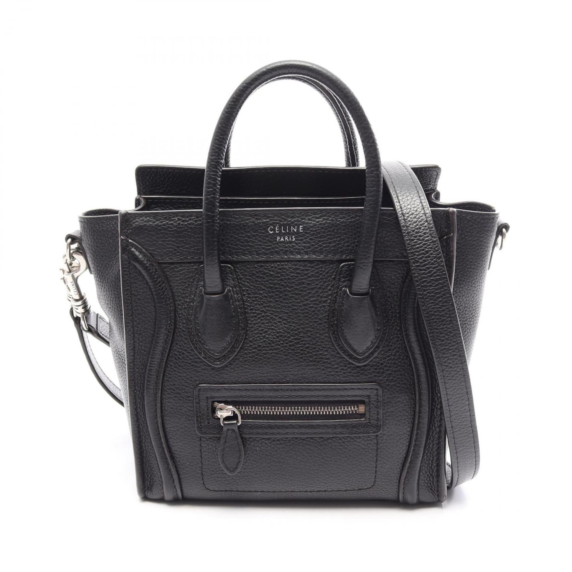 Celine Black Leather Handbag (Pre-Owned)