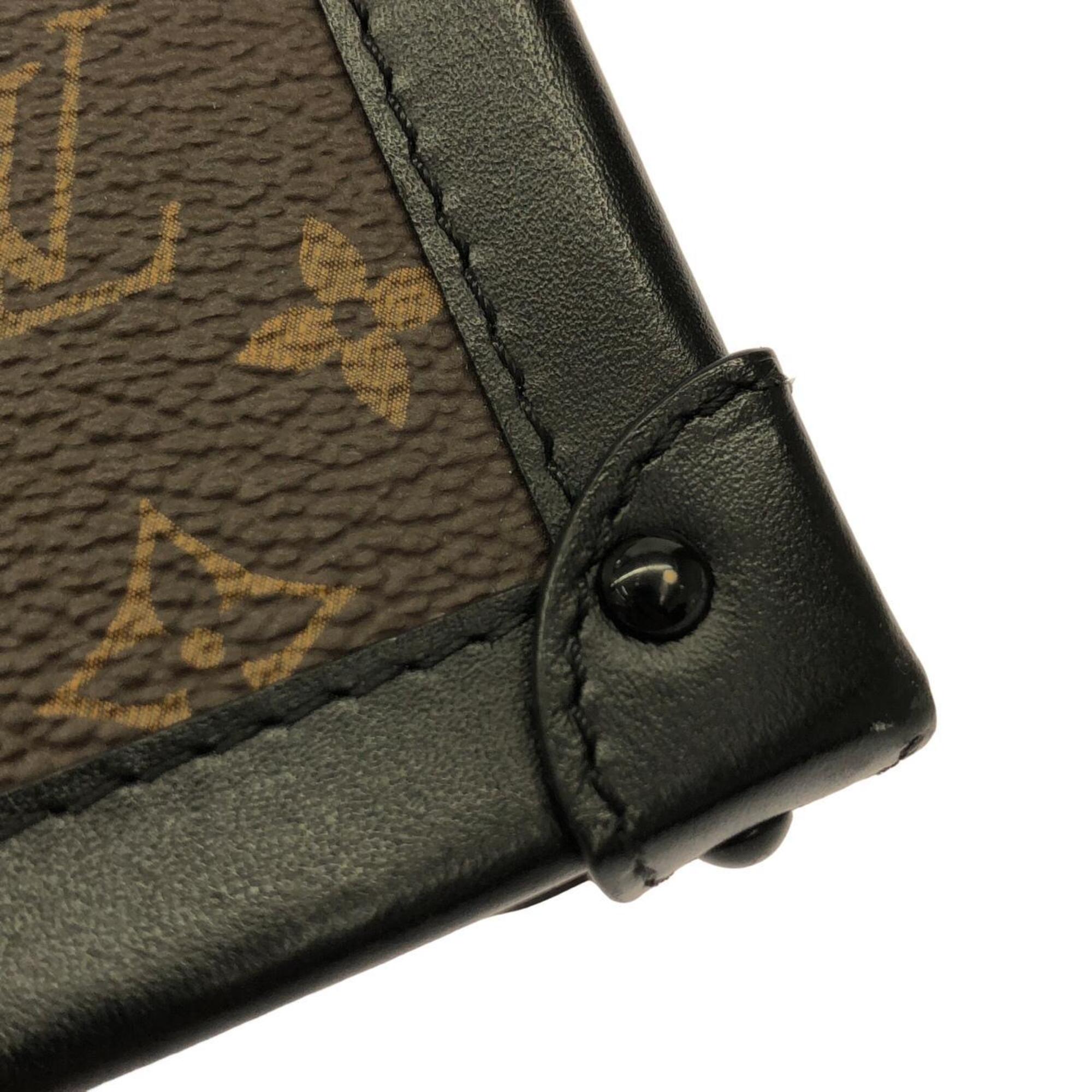 Louis Vuitton Marron Coated Canvas Pochette Shoulder Bag (Pre-Owned)