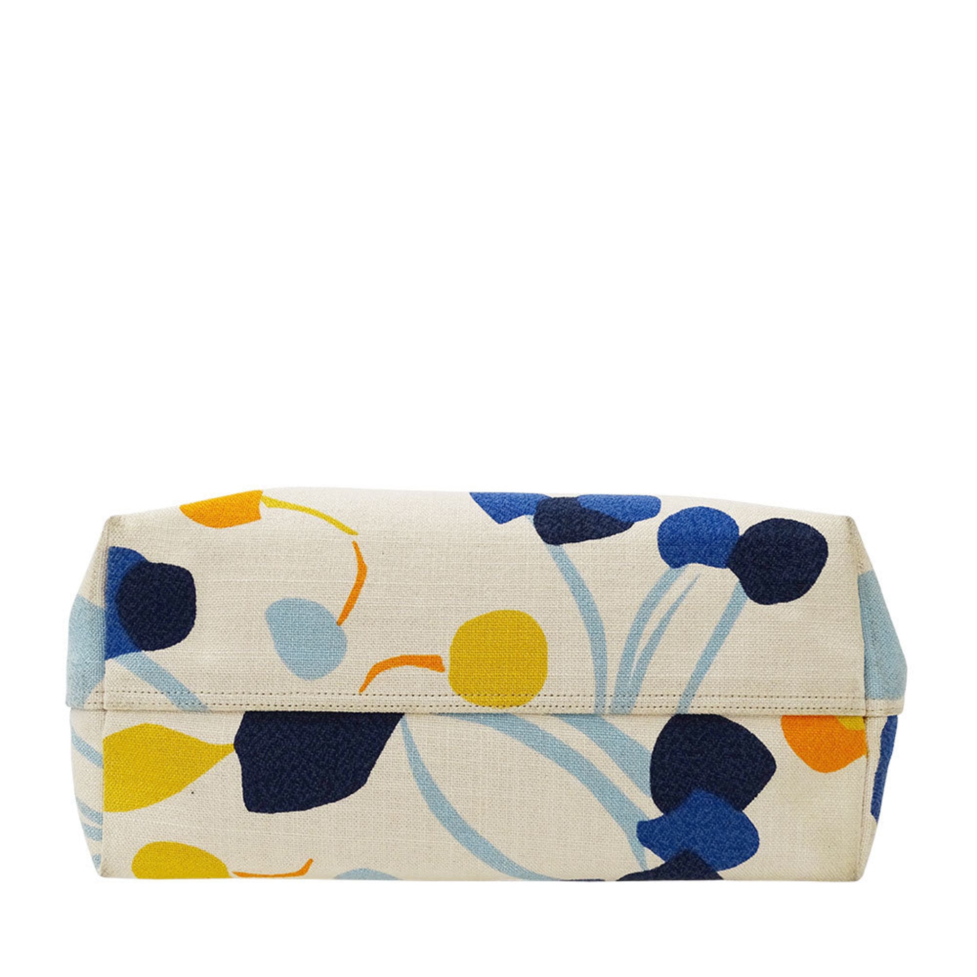 Miu Miu Multi-Color Orange Canvas Tote Bag (Pre-Owned)