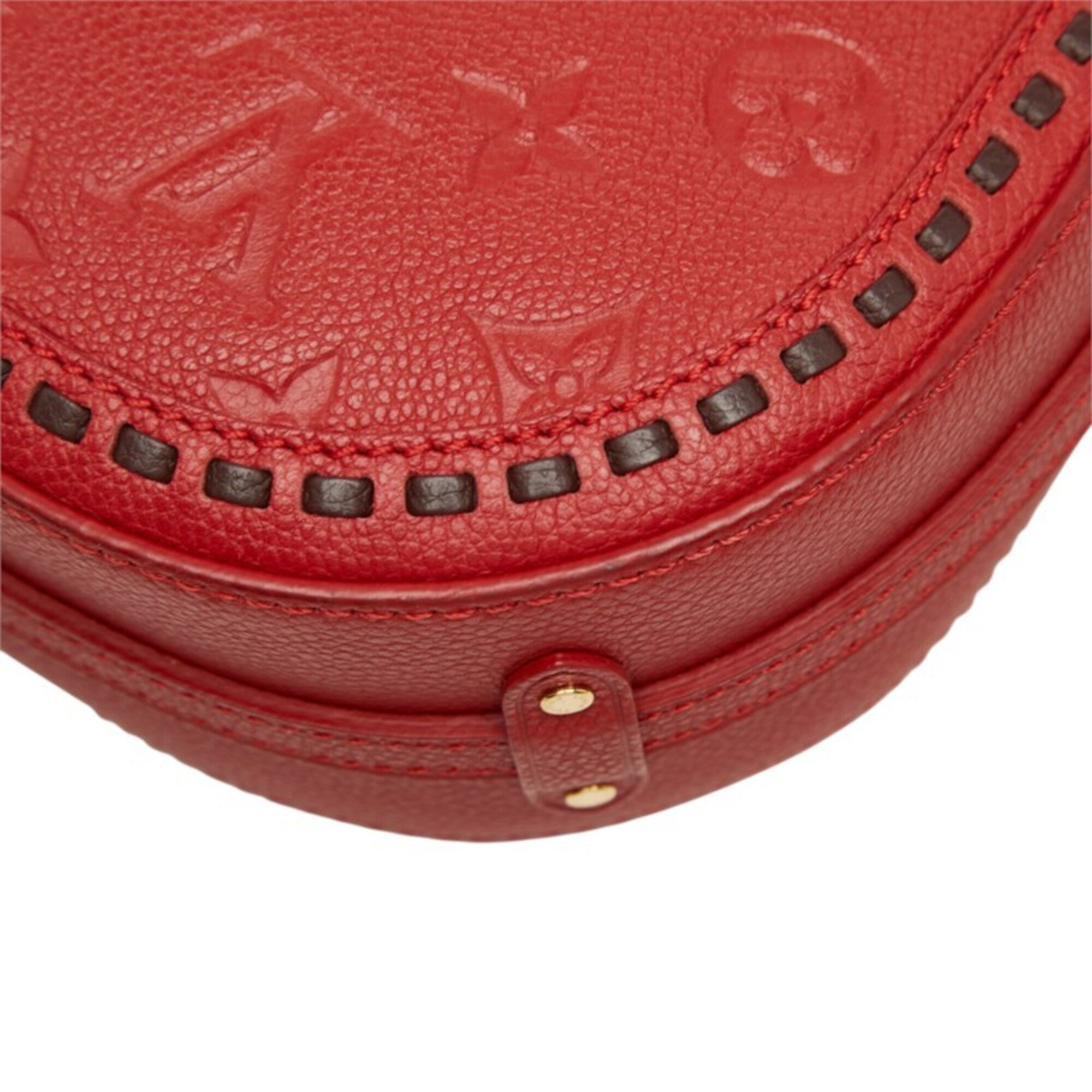 Louis Vuitton Cerise Monogram Red Color Leather Shoulder Bag (Pre-Owned)