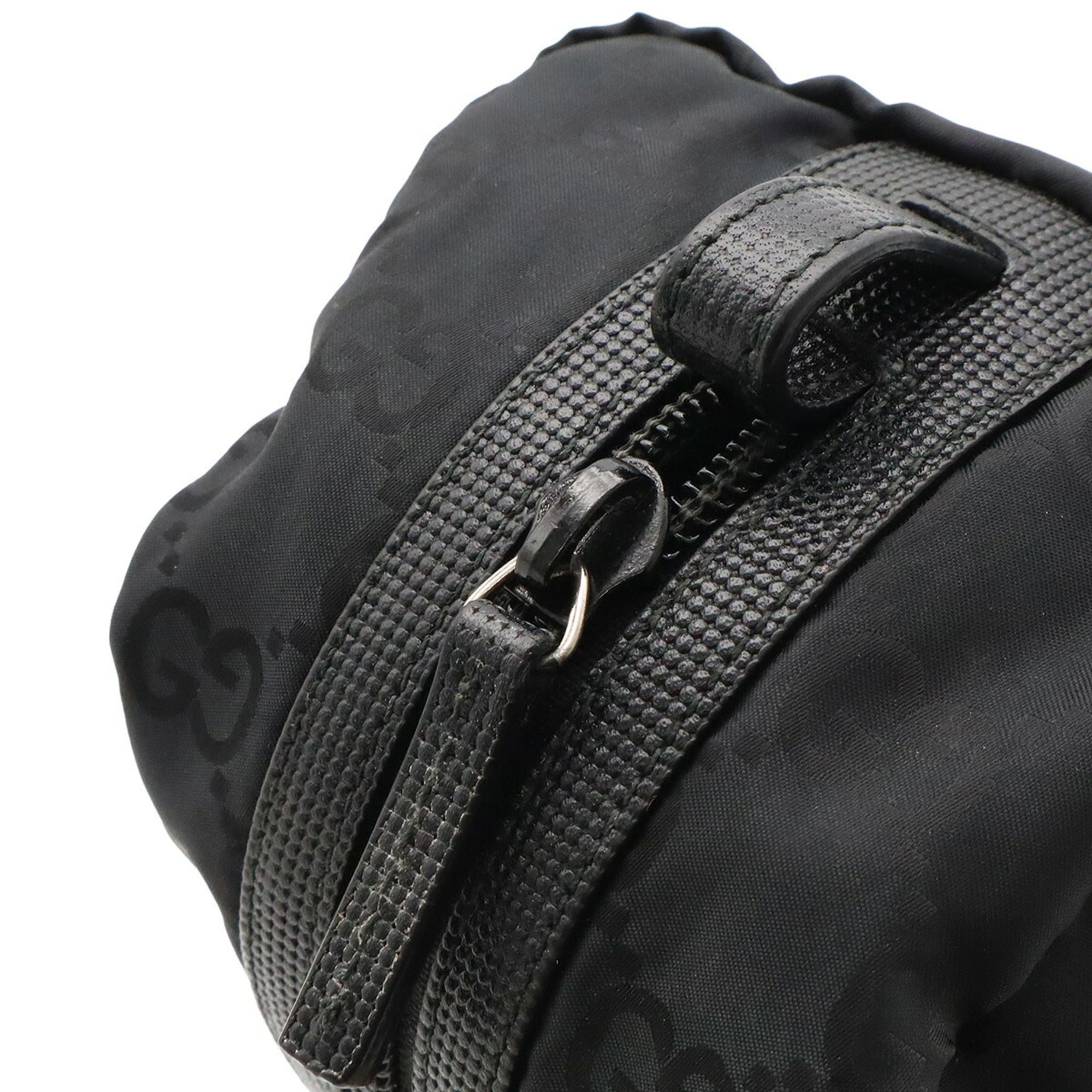 Gucci Black Nylon Leather Pouch (Pre-Owned)