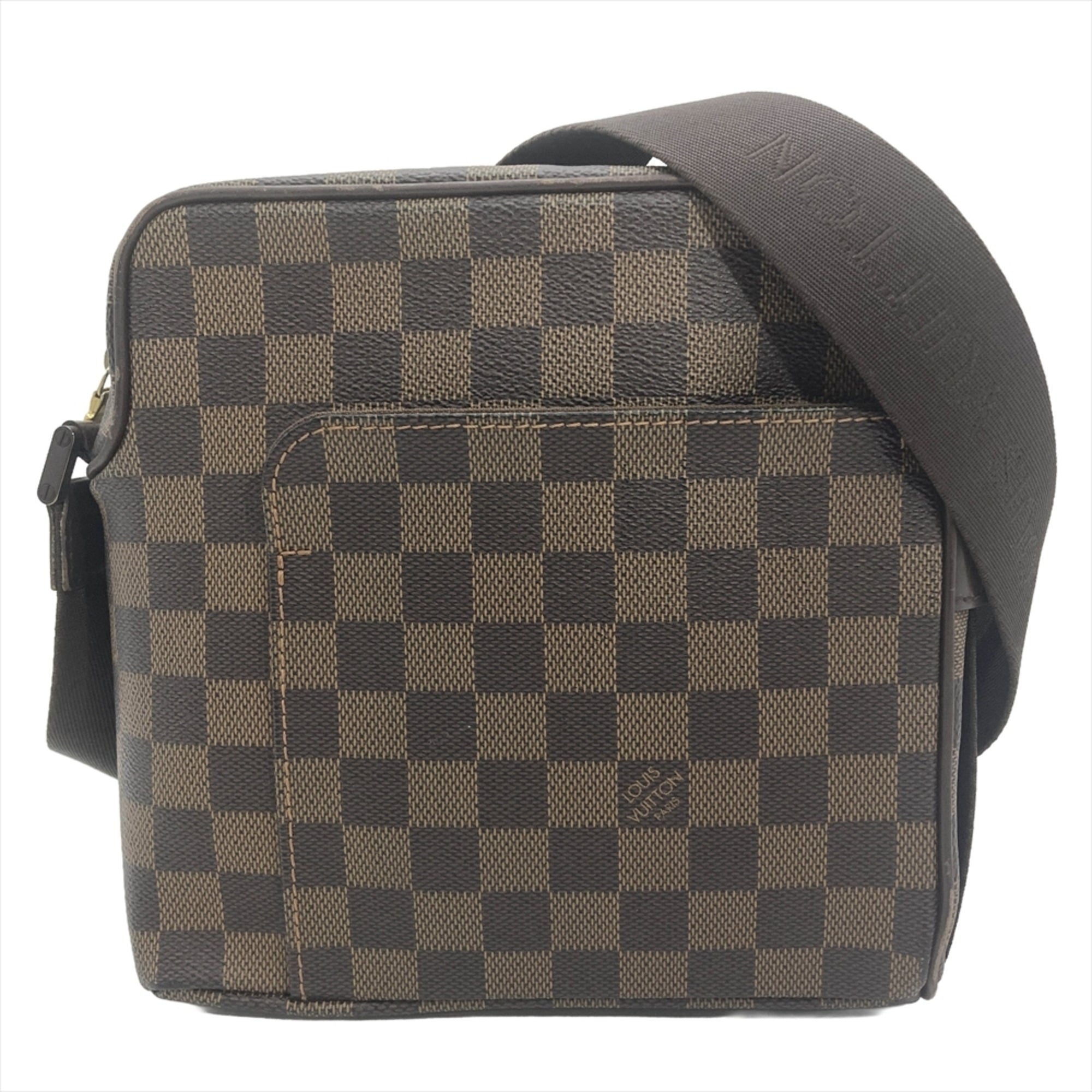 Louis Vuitton Brown Damier Canvas Ebene Damier Canvas Shoulder Bag (Pre-Owned)