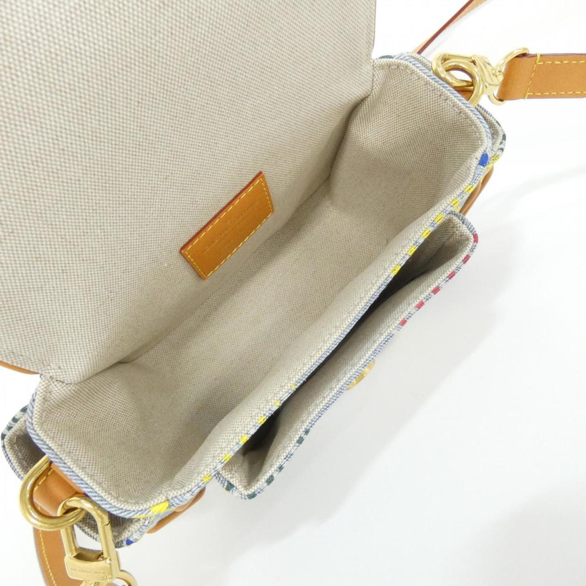 Louis Vuitton Multi-Color Denim Shoulder Bag (Pre-Owned)